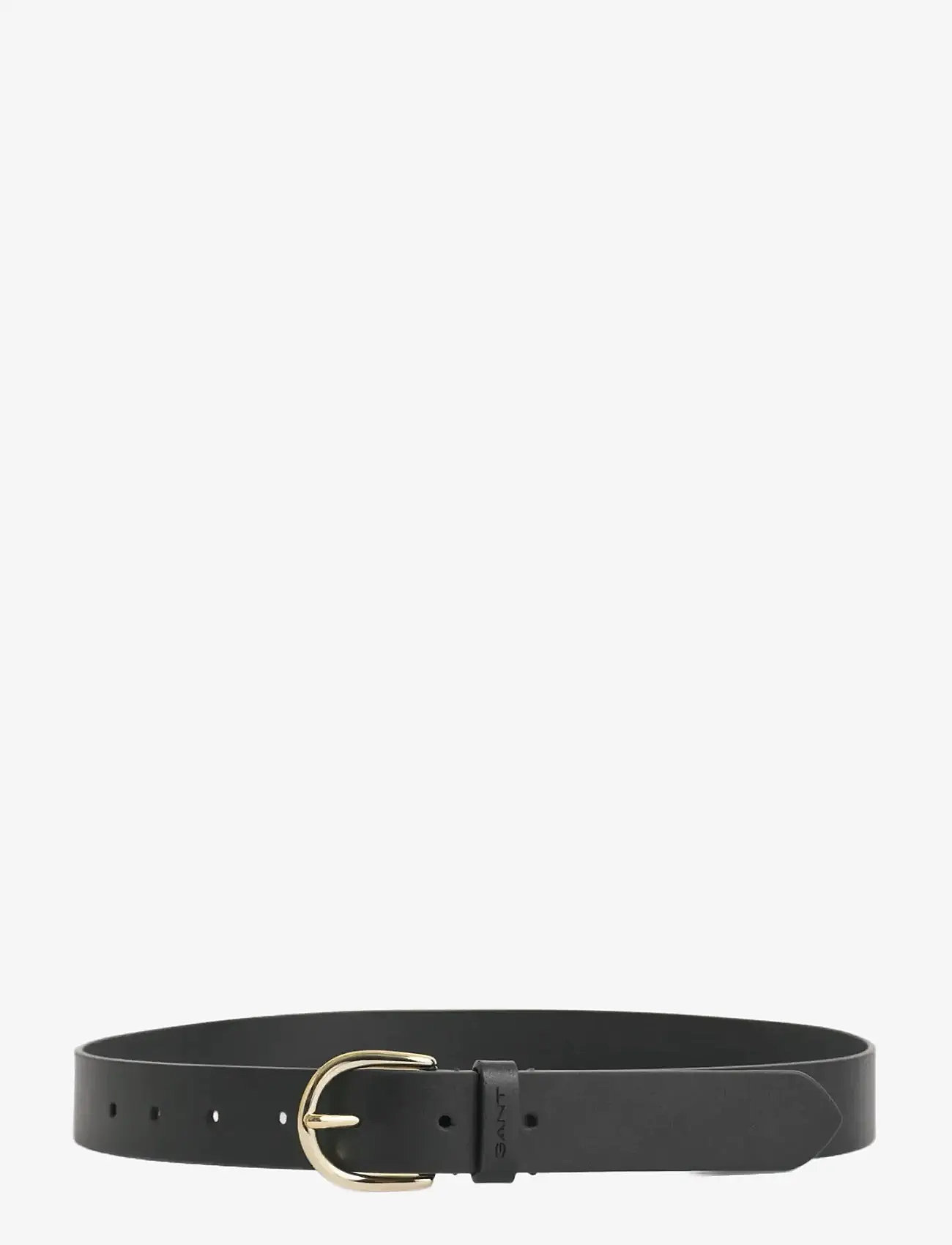 GANT - LEATHER BELT - vardagsskärp - black - 0