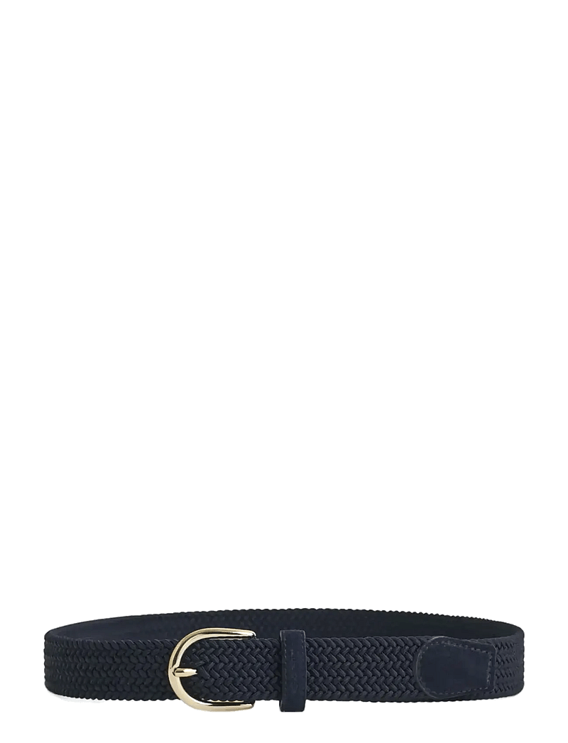 GANT - ELASTIC BRAIDED BELT - punutud vööd - marine - 0