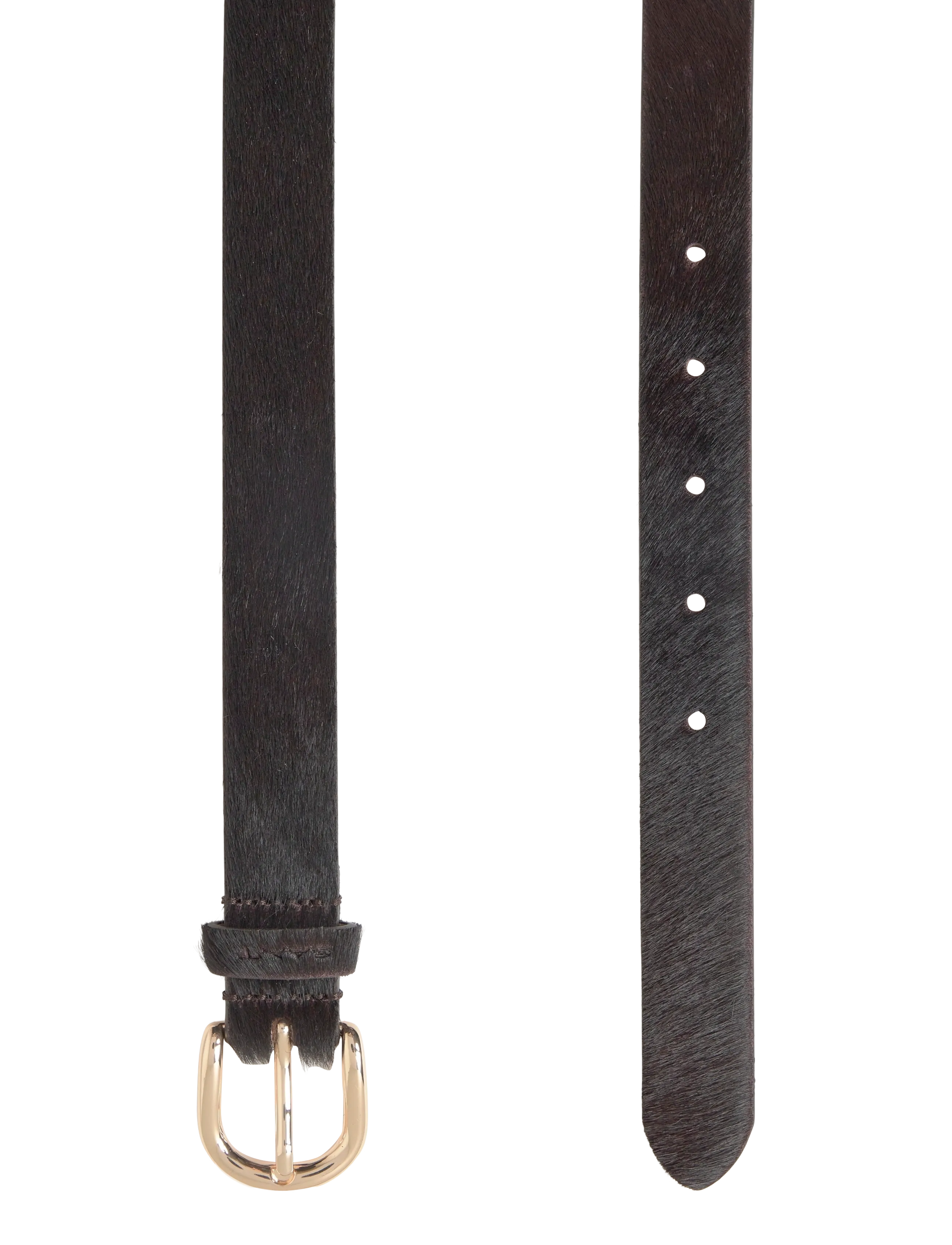 Gant - PONY HAIR LEATHER BELT - ledergürtel - deep brown - 1