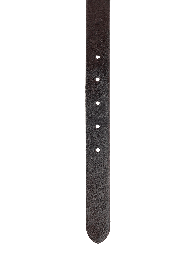 GANT - PONY HAIR LEATHER BELT - leather belts - deep brown - 2