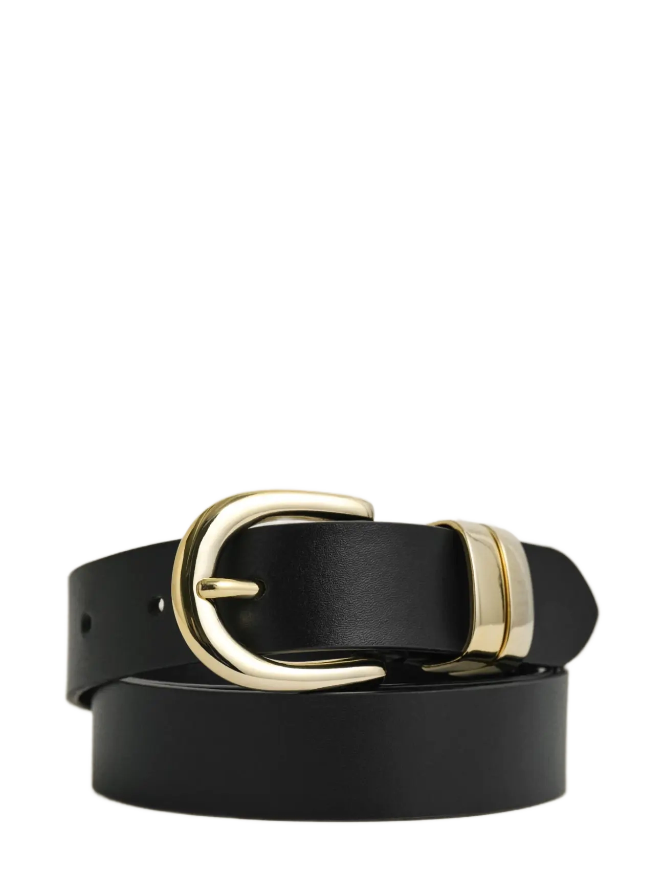 Gant Chunky Keeper Leather Belt, 100, Belts, Schwarz - Casual Frauen