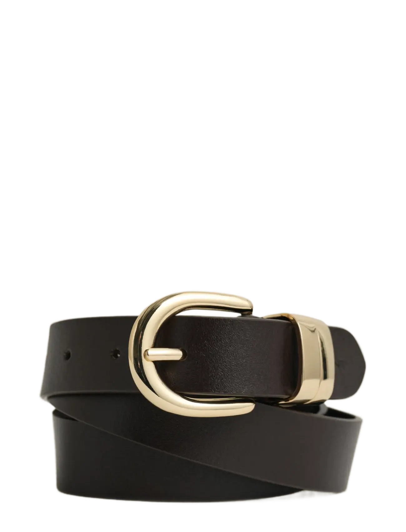 Gant Chunky Keeper Leather Belt, 90, Brown, Belts > Casual Belt, Dame