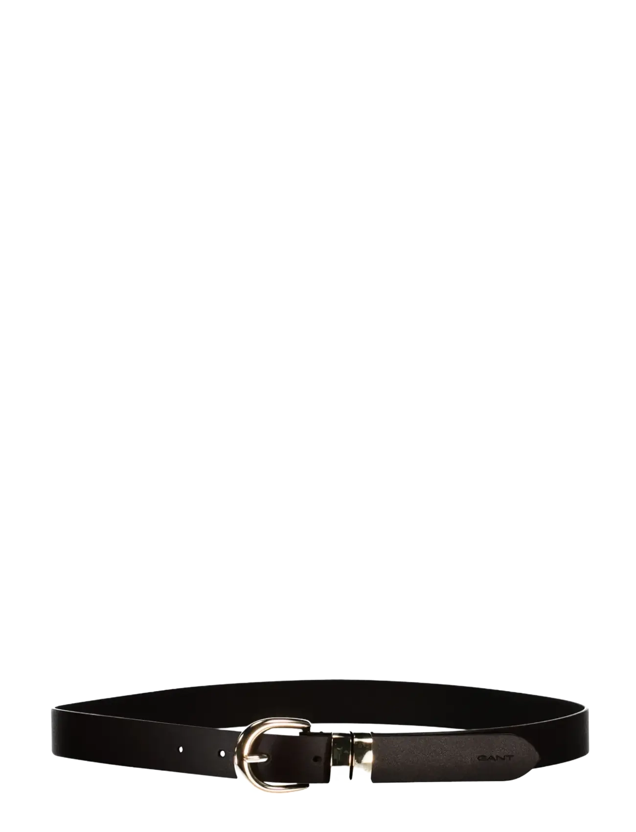 Gant - Leather Belt - læderbælter - deep brown - 1