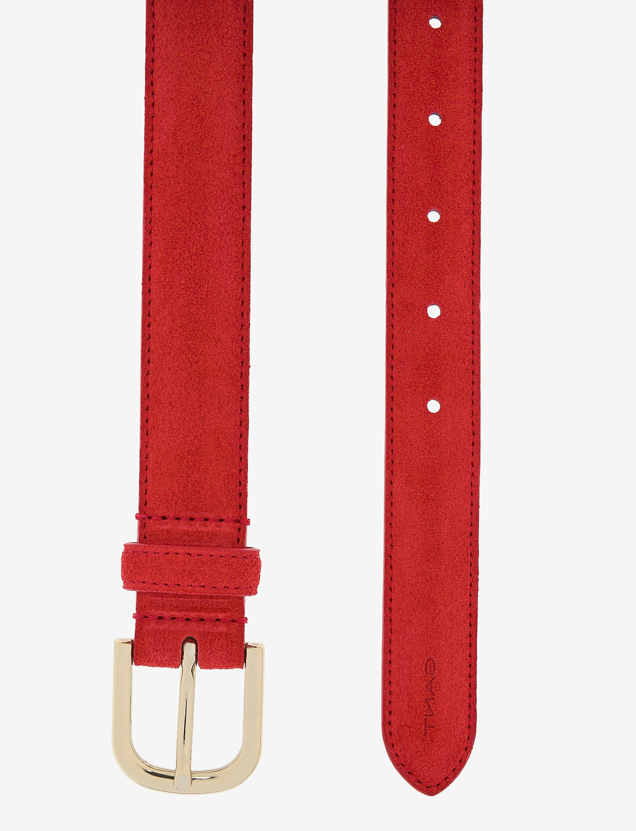 GANT - SUEDE BELT - bright red - 1