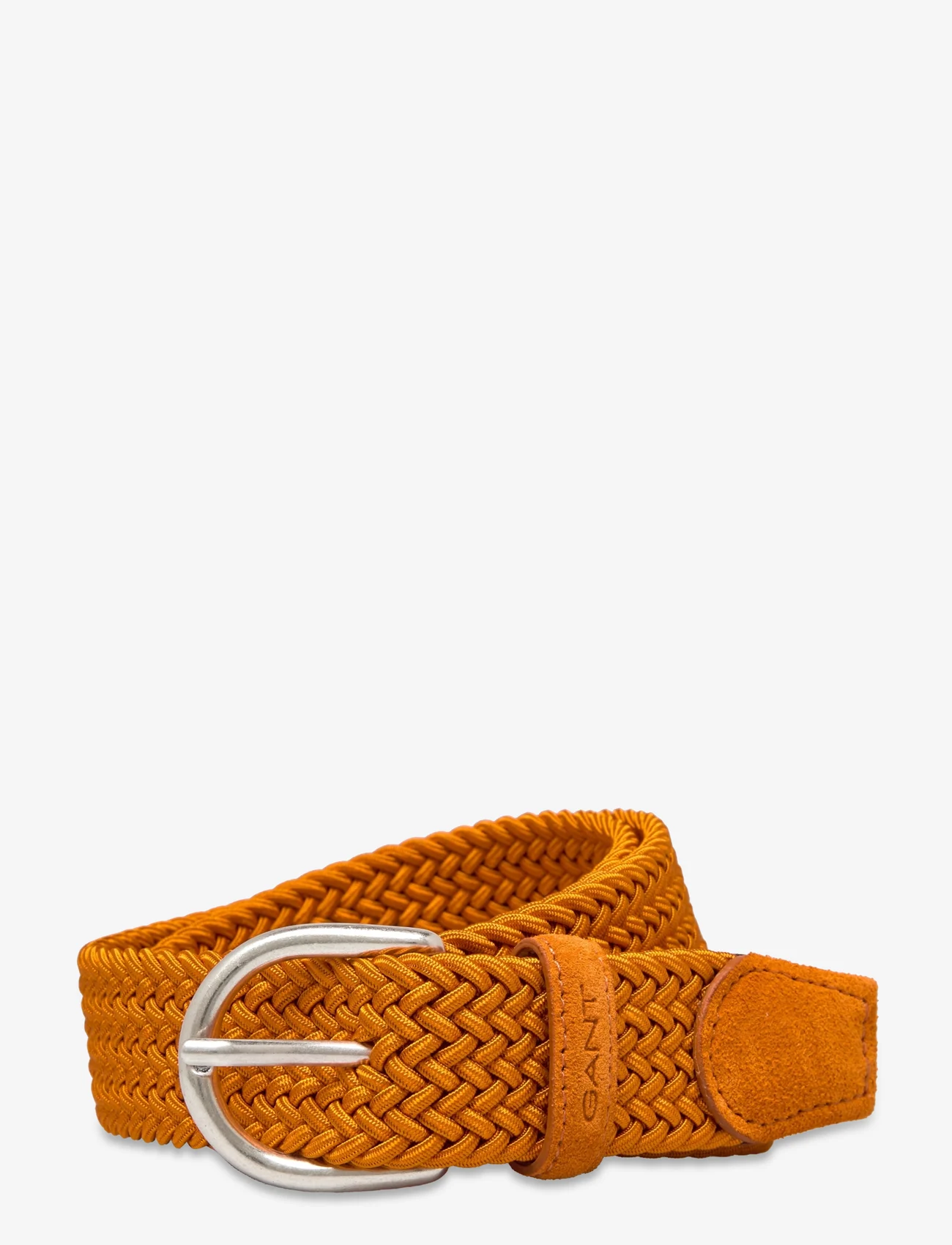 GANT - ELASTIC BRAID BELT - belts - apricot orange - 0