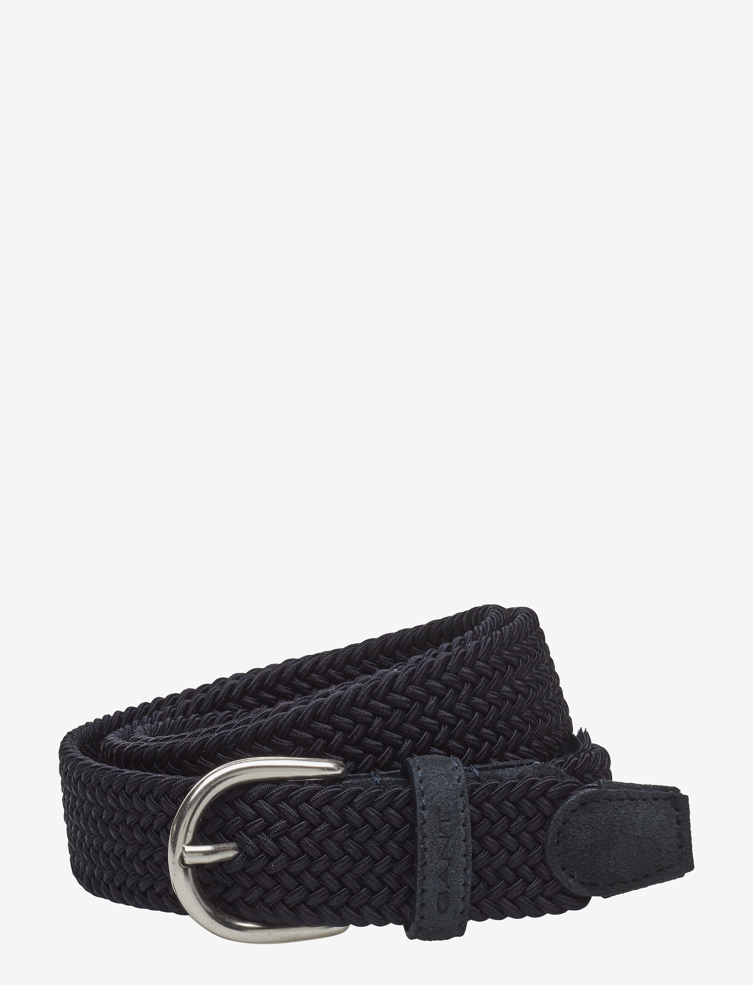 GANT - ELASTIC BRAID BELT - marine - 0