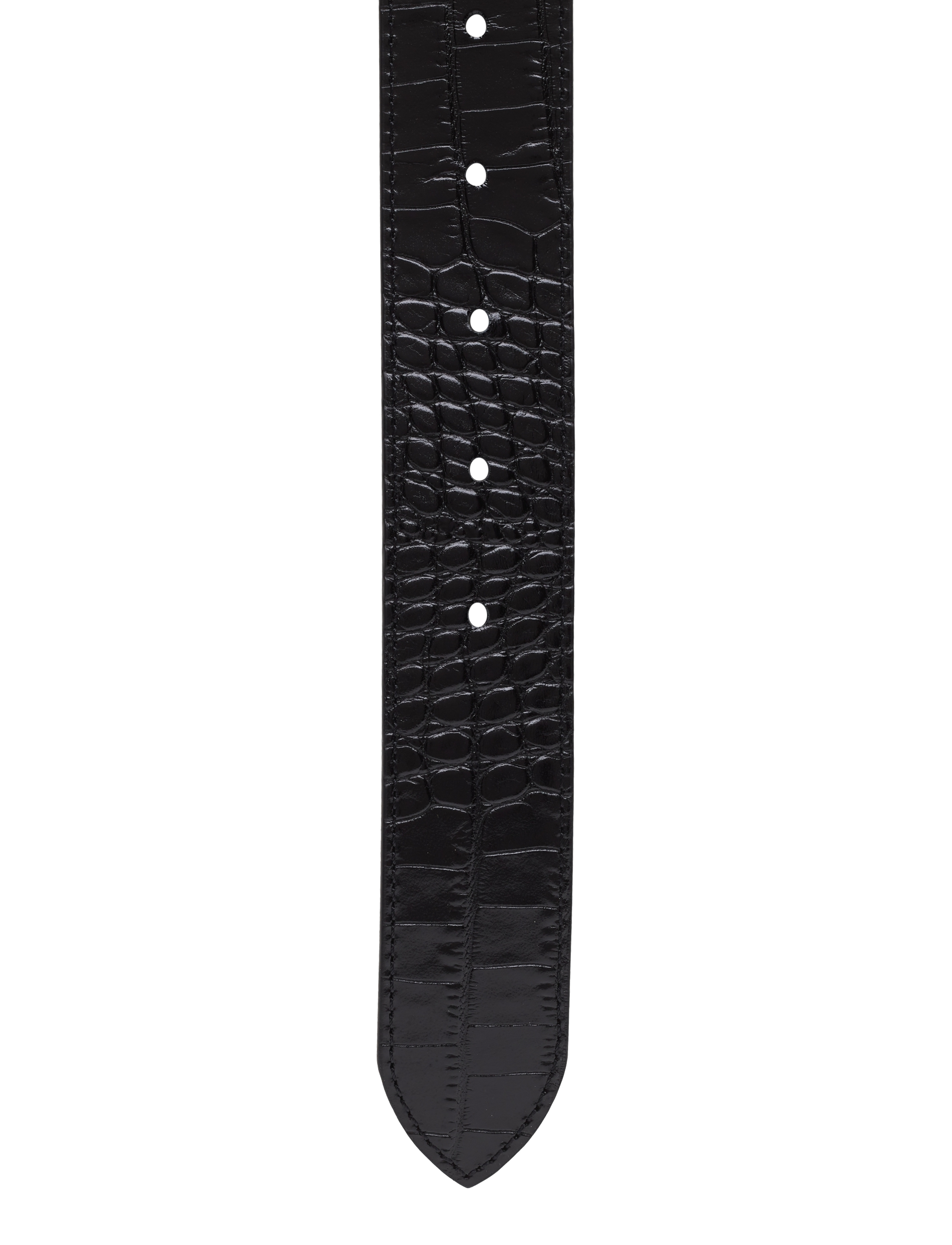 GANT - D1. EMBOSSED BELT - black - 2