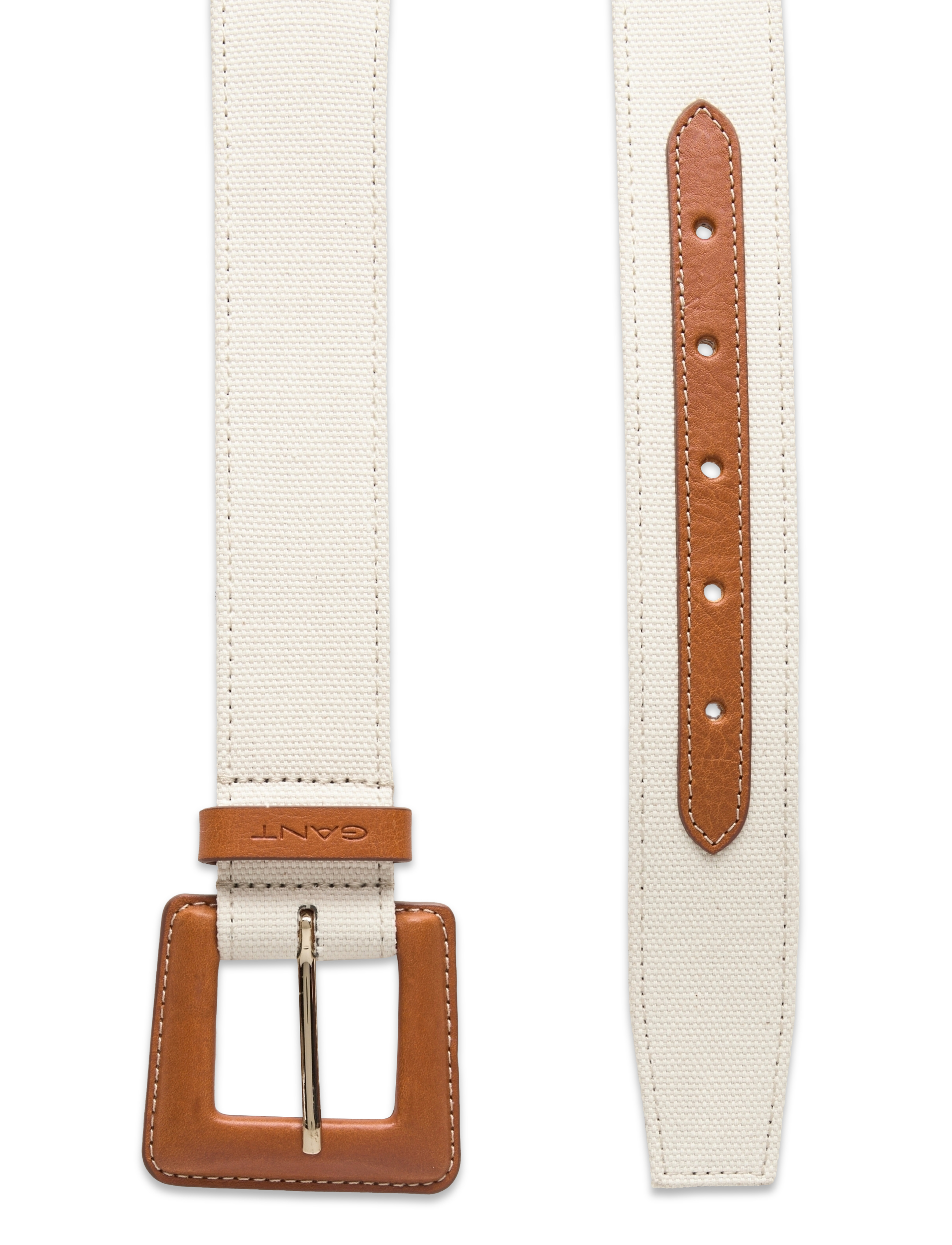 GANT - D2. WAIST BELT - cream - 1