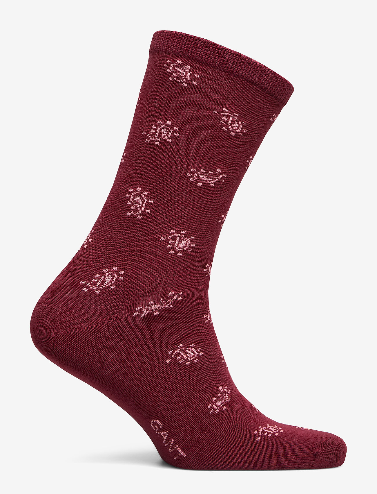 GANT - D1. PAISLEY SOCKS - crimson red - 1