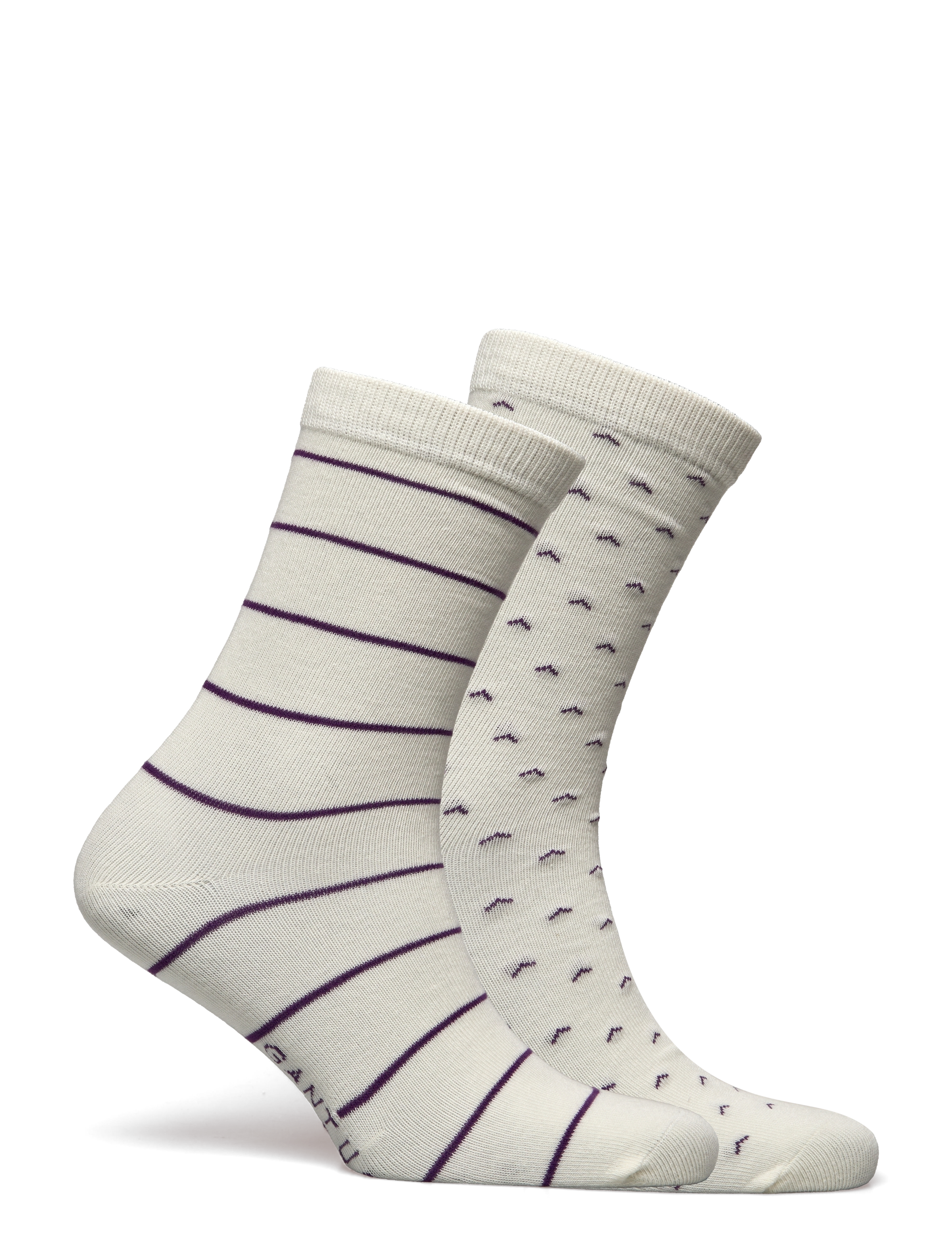 GANT - D1. BANNER SHIELD SOCKS 2-PACK GB - cream - 2