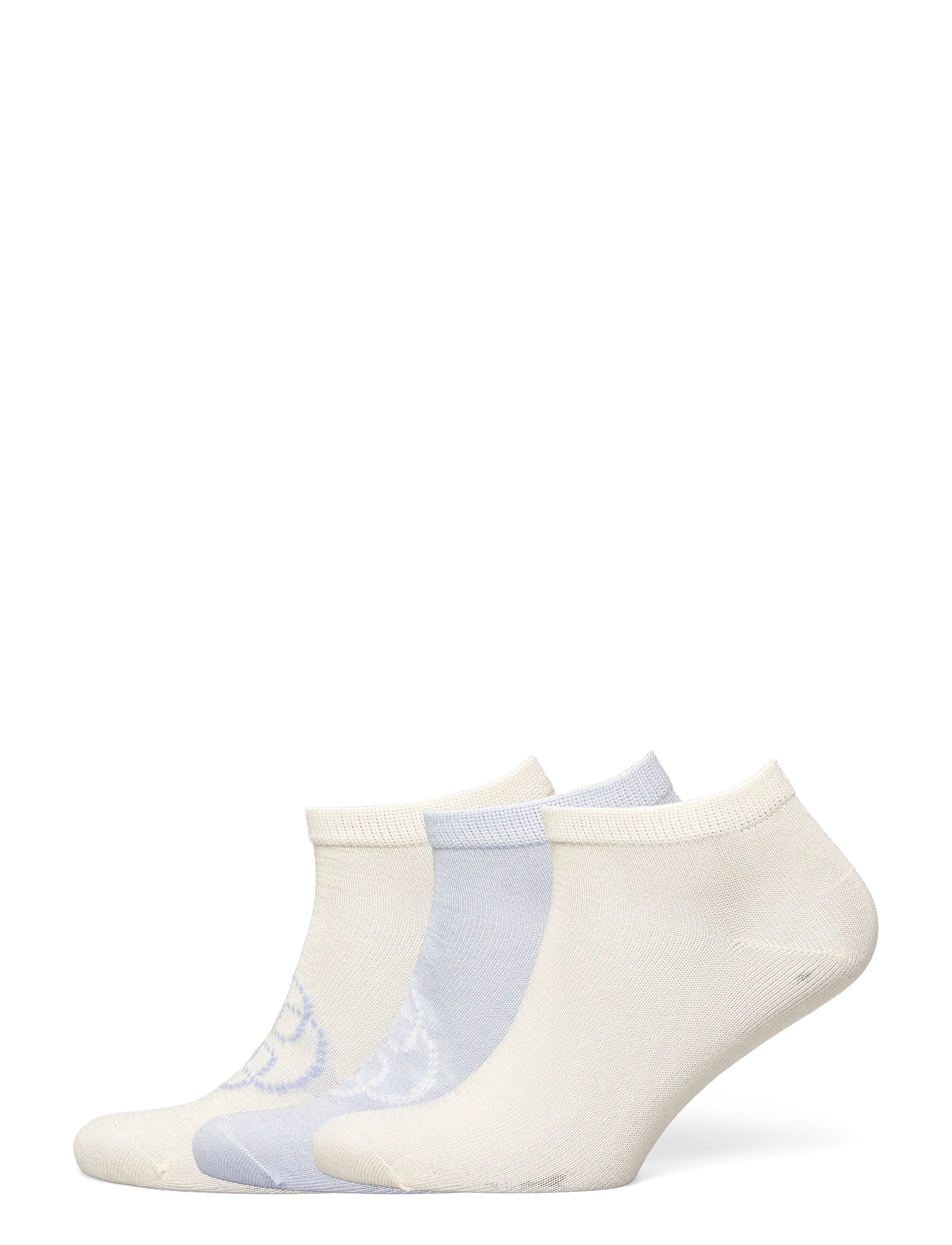 Gant MONOGRAM ANKLE SOCKS 3-PACK - Ankelstrømper - LIGHT BLUE / blue
