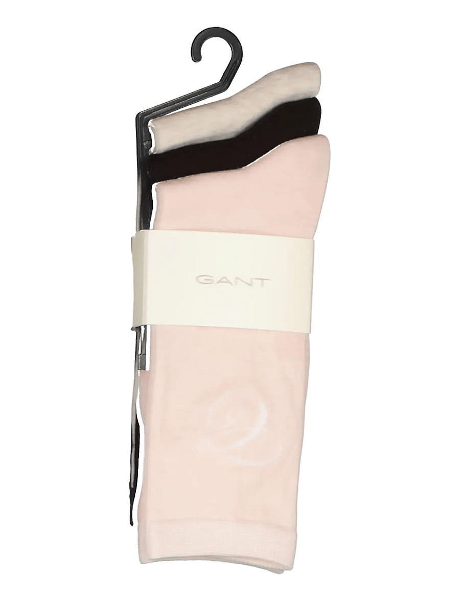 Gant - SCRIPT G SOCK 3-PACK - normale socken - refined pink - 0