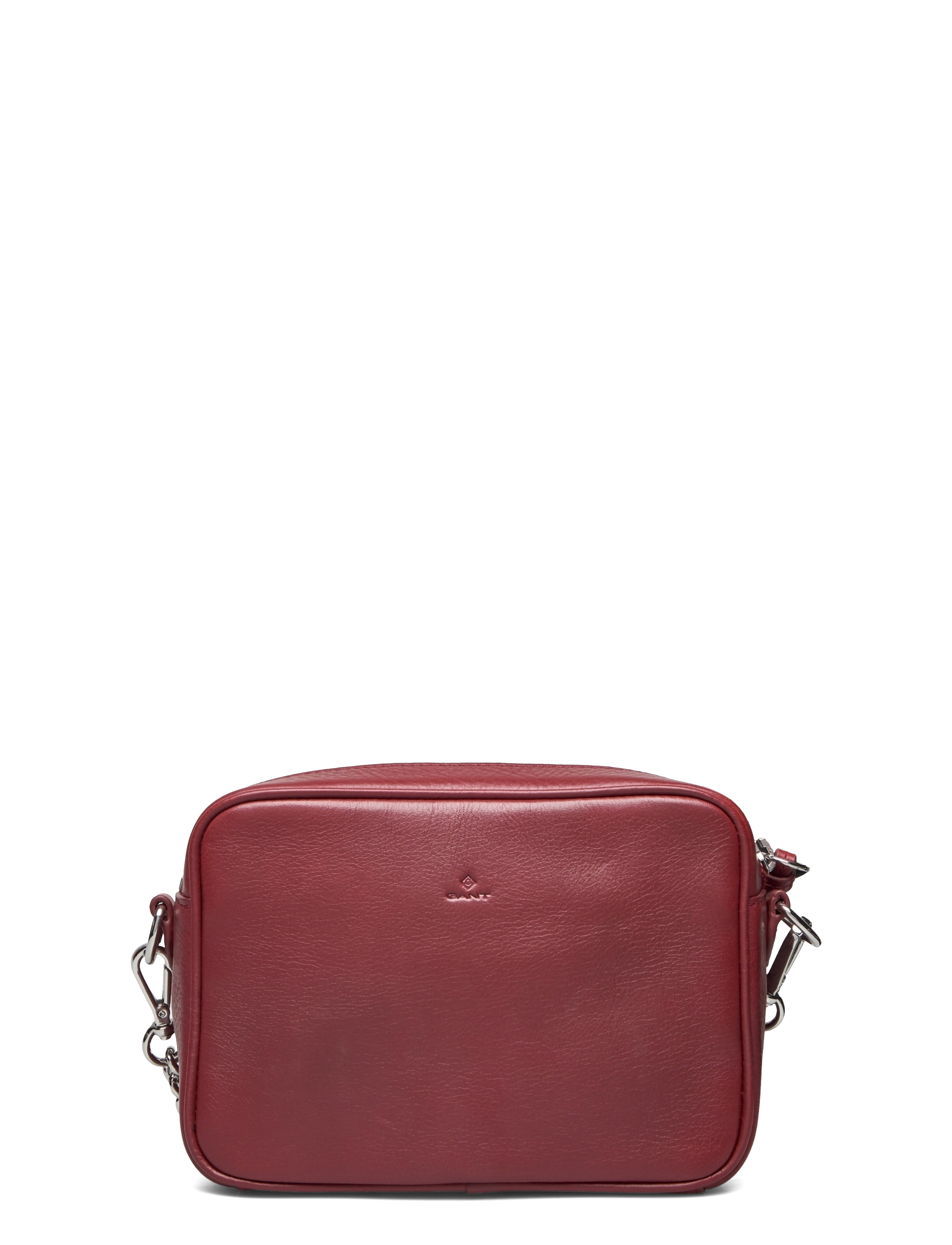GANT - D1. ICON G LEATHER CAMERA BAG - burgundy - 1