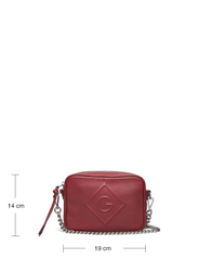 GANT - D1. ICON G LEATHER CAMERA BAG - handbags - burgundy - 5