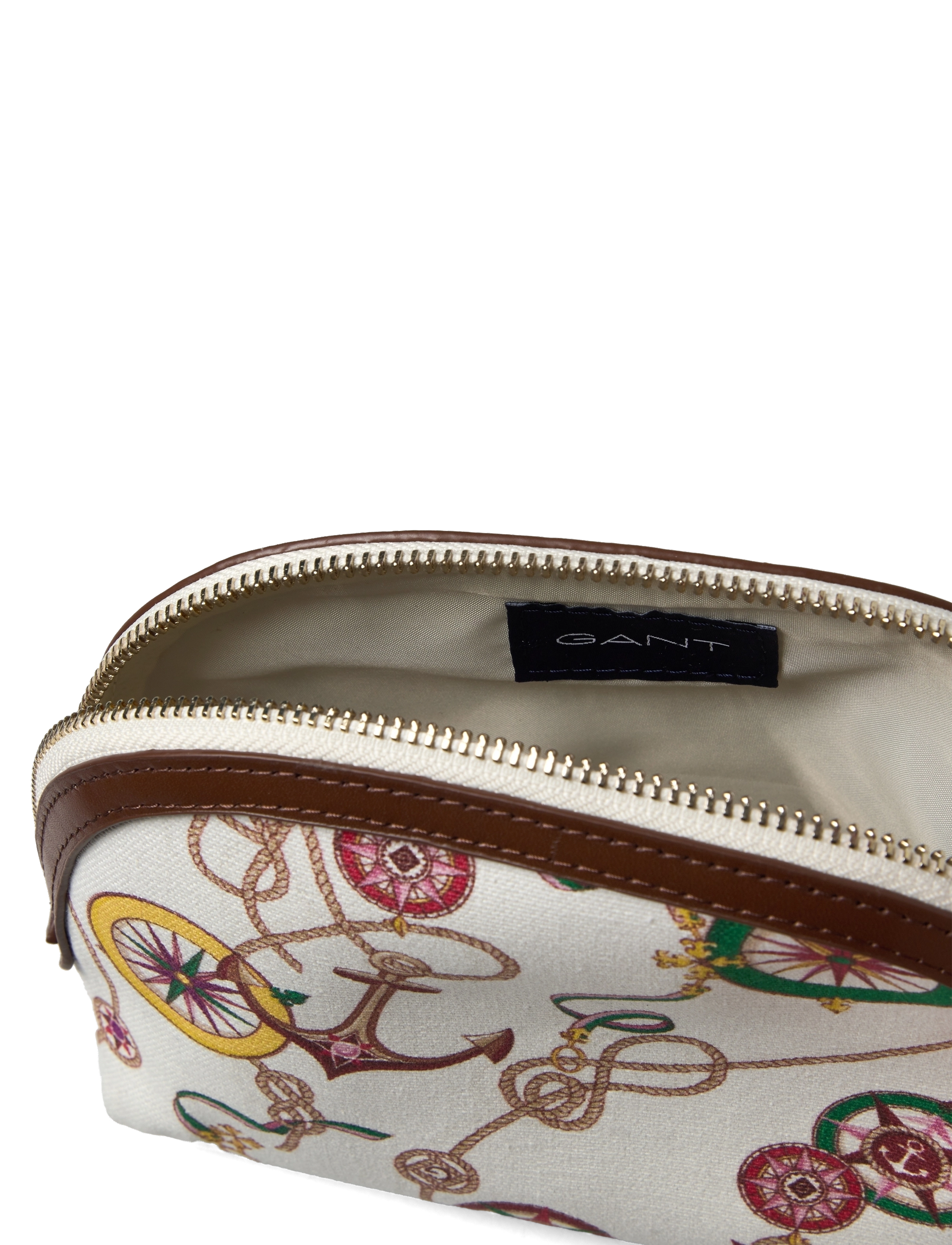 GANT - D1. SAILING PRINT MAKE UP BAG - cream - 3