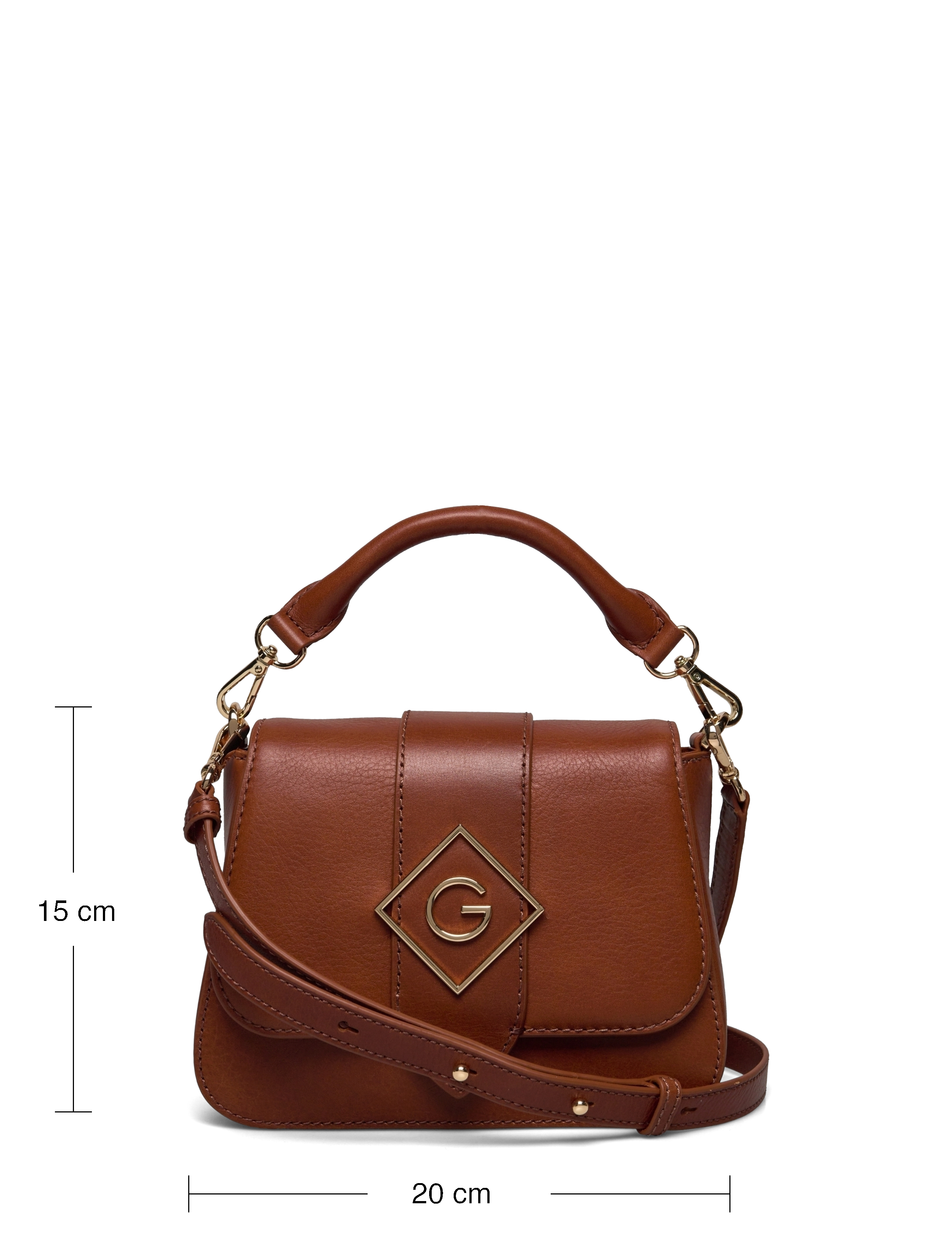 GANT - D1. ICON G LEATHER BAG - clay brown - 5