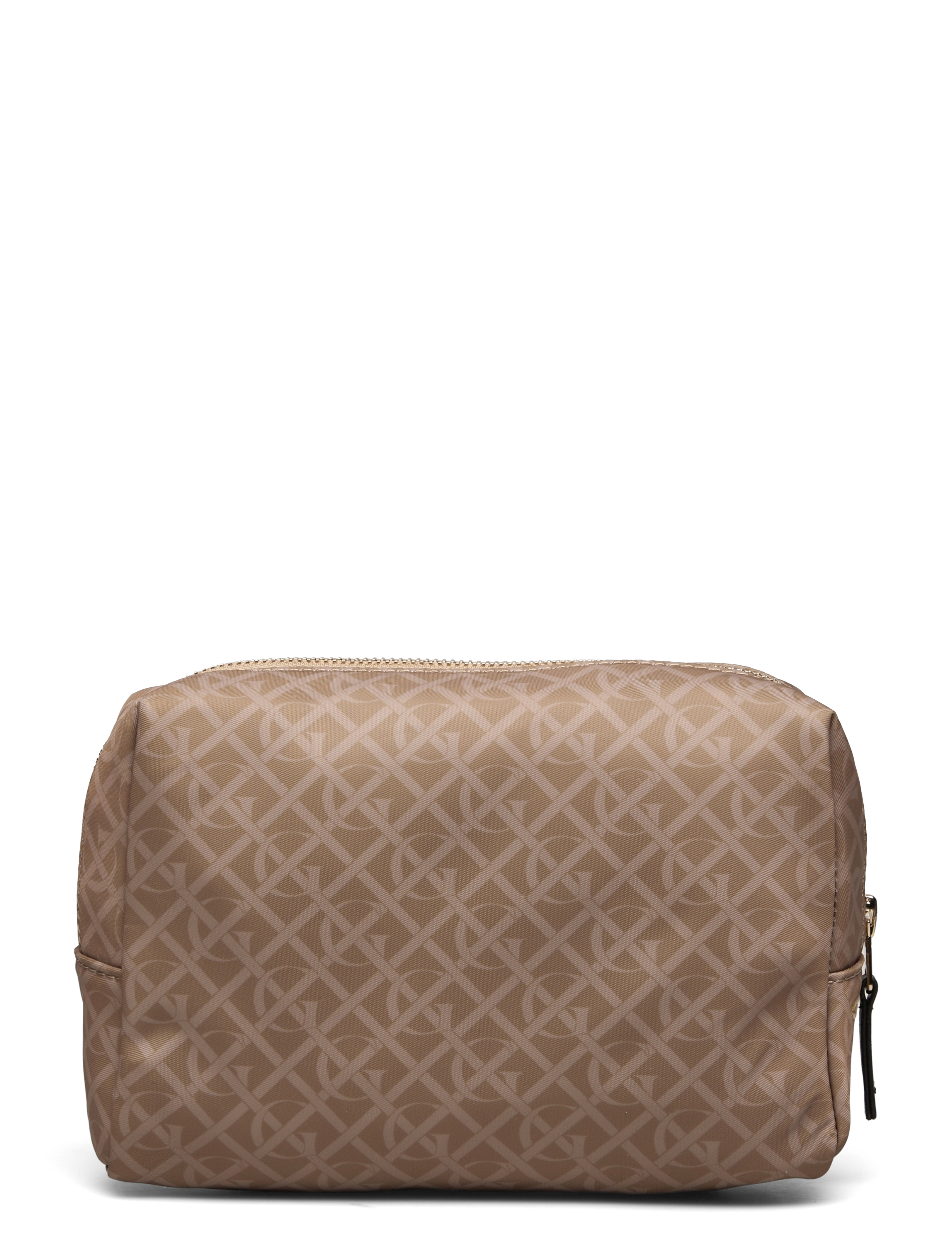 GANT - D1. MONOGRAM PRINT MAKE UP BAG - dark khaki - 1