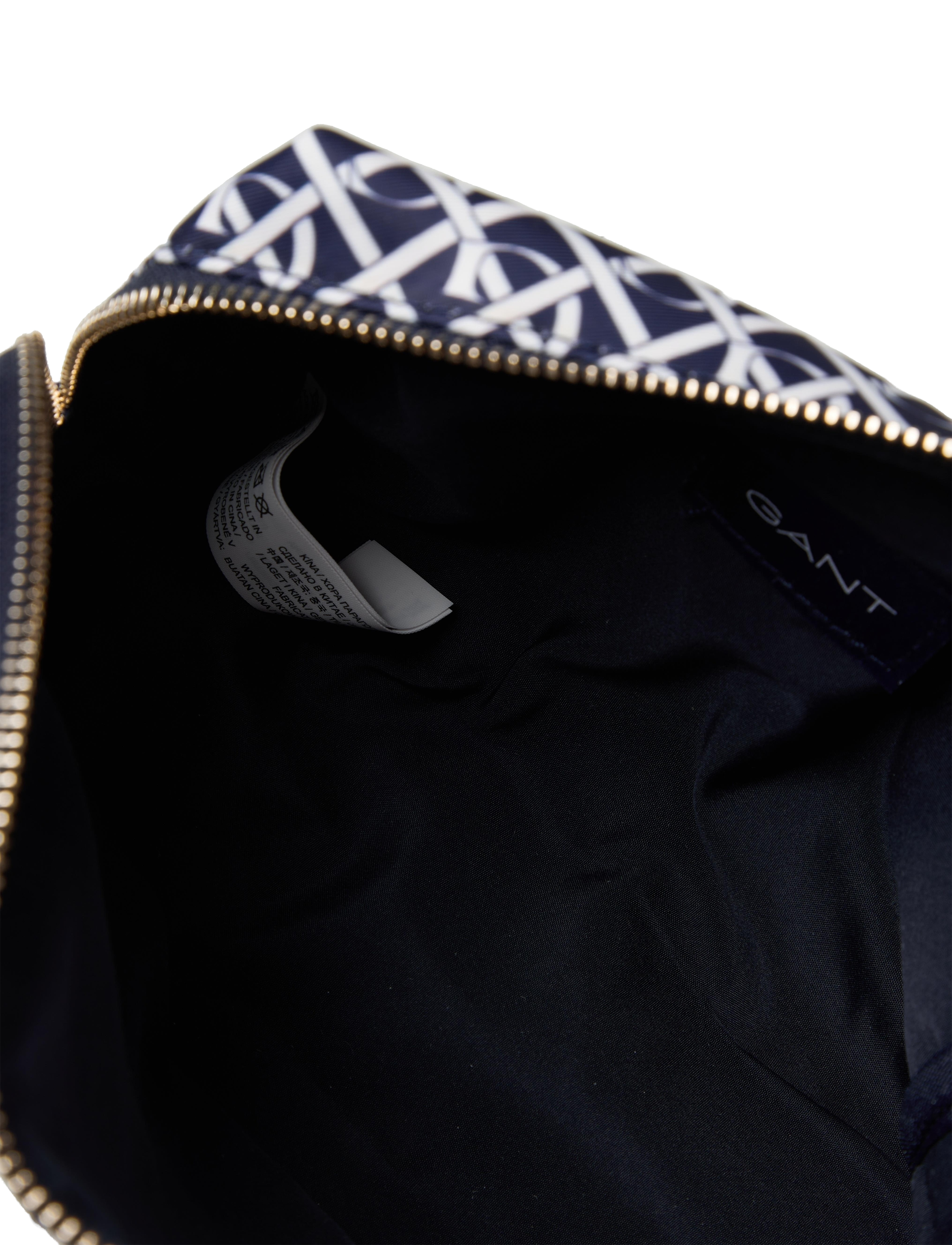 GANT - D1. MONOGRAM PRINT MAKE UP BAG - evening blue - 3