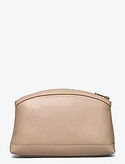 GANT - LEATHER MAKE UP BAG - toiletry bags - concrete beige - 1