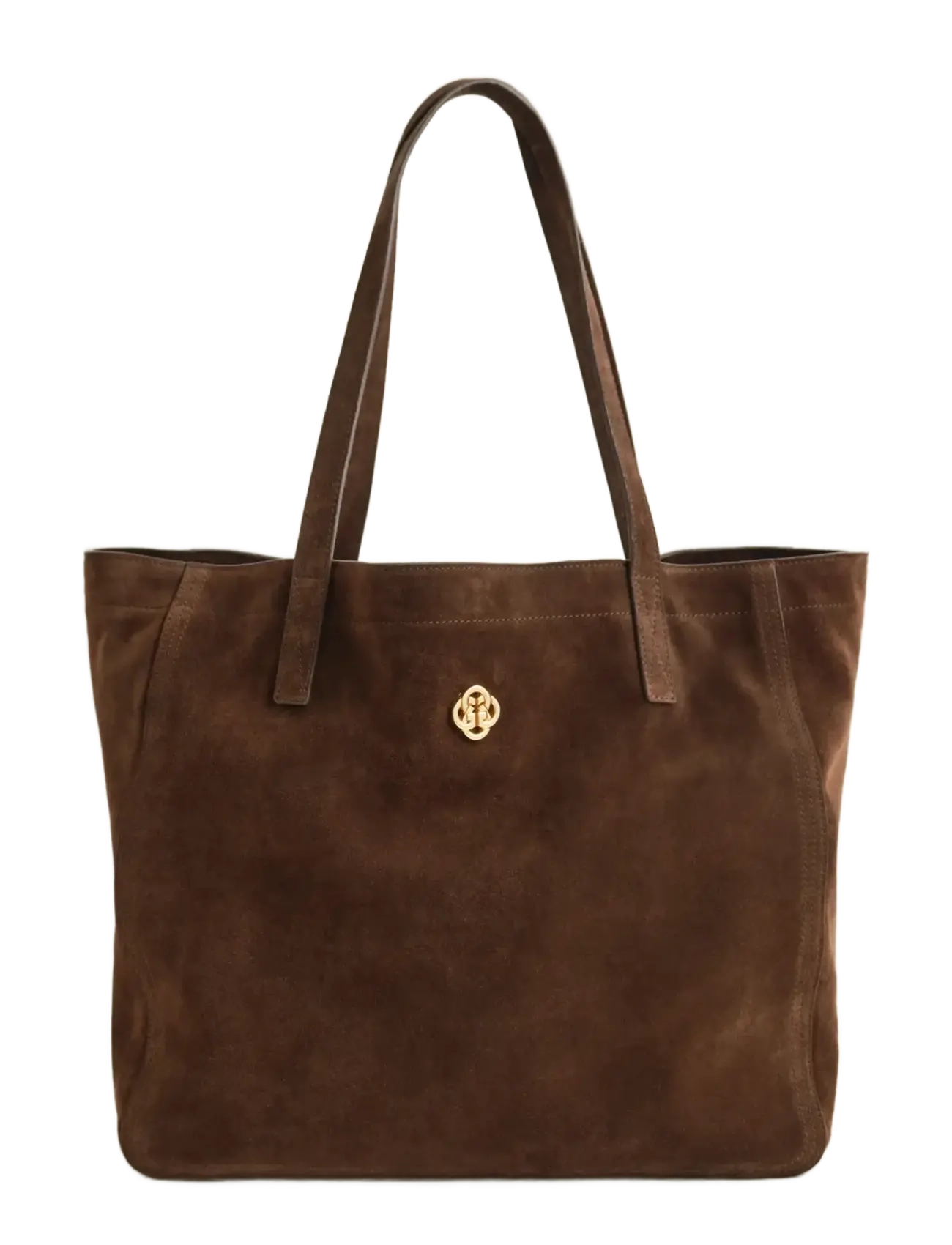GANT SUEDE TOTE BAG - Väskor - MAHOGANY BROWN / brown