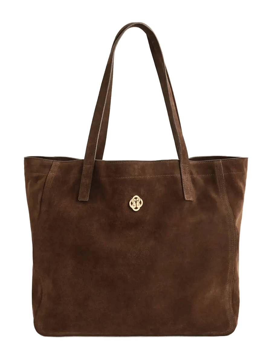 Gant - SUEDE TOTE BAG - mahogany brown - 1
