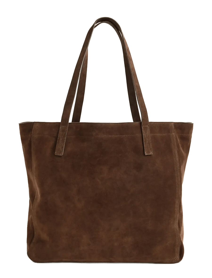 Gant - SUEDE TOTE BAG - mahogany brown - 2