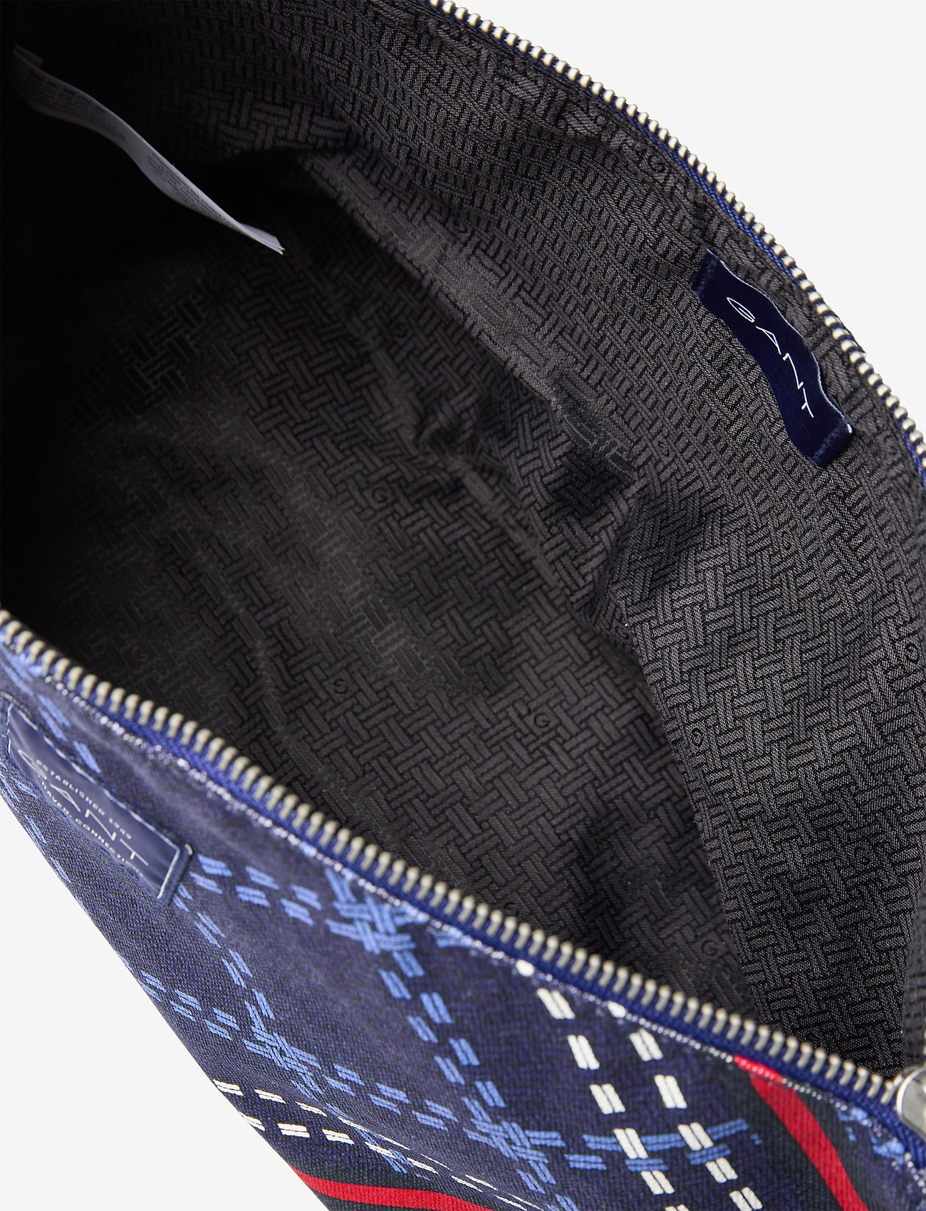 GANT - D1. SIGNATURE WEAVE WASH BAG - crisp blue - 4