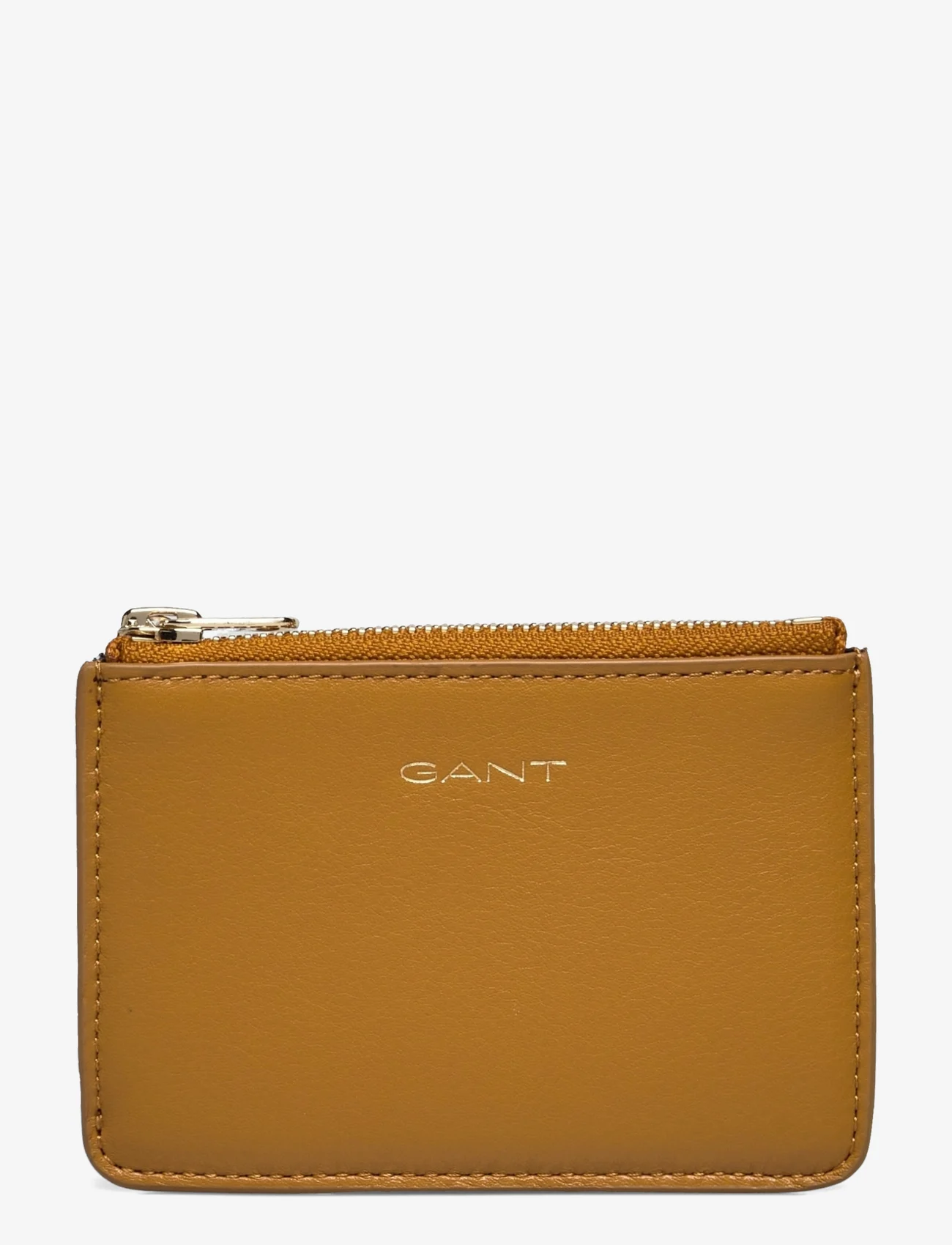 GANT - LEATHER ZIP POUCH - wallets - cinnamon brown - 0