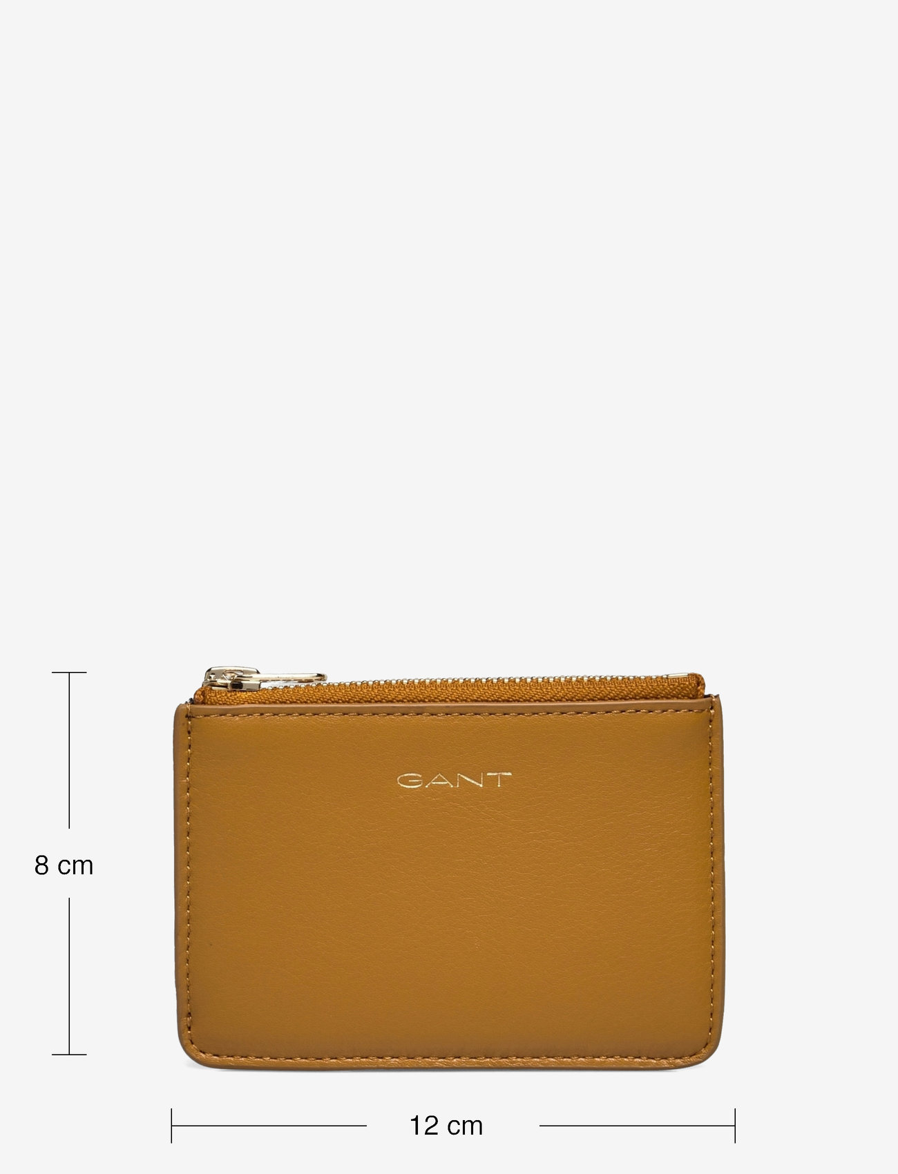 GANT - LEATHER ZIP POUCH - cinnamon brown - 3