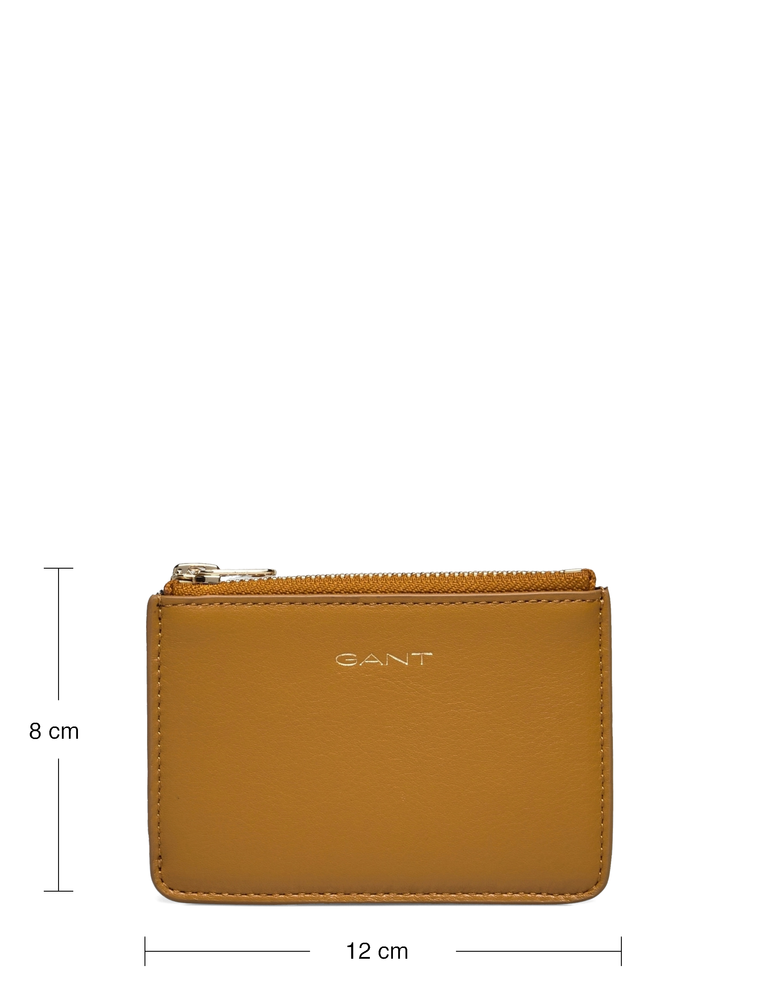 GANT - LEATHER ZIP POUCH - cinnamon brown - 3