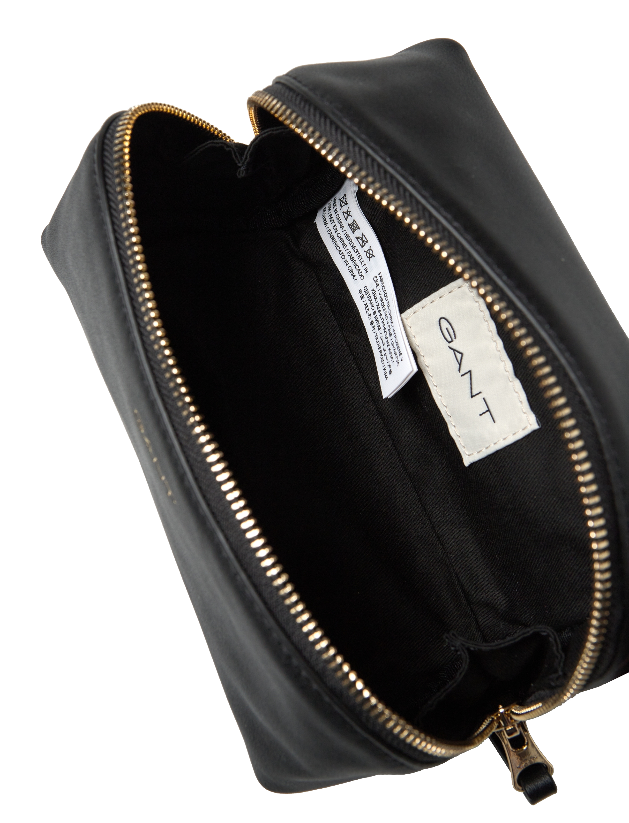 GANT - LEATHER MAKE UP BAG - black - 4