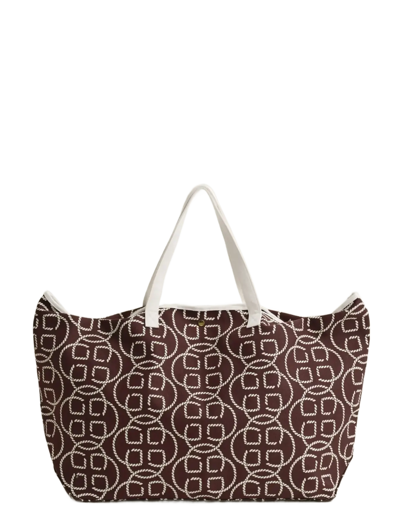 Gant - AOP CANVAS BEACH BAG - tote bags - fresh soil - 2