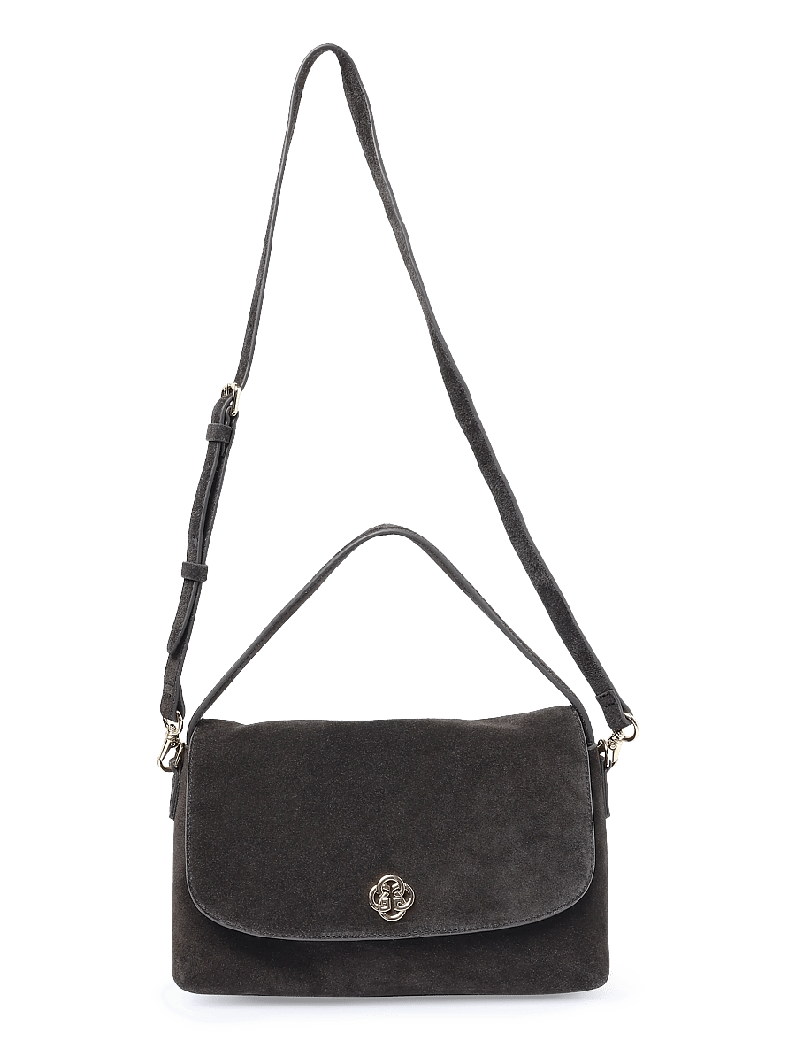 Gant - Suede Slouchy Shoulder Bag - schultertaschen - deep brown - 1