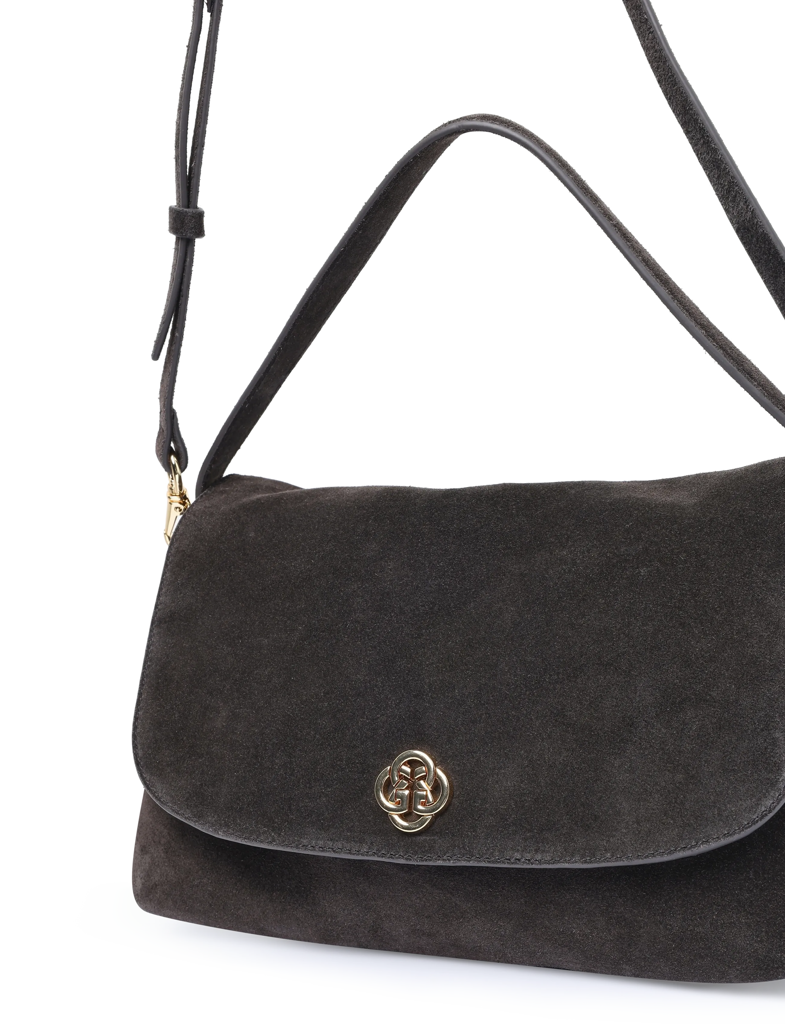 Gant - Suede Slouchy Shoulder Bag - schultertaschen - deep brown - 3