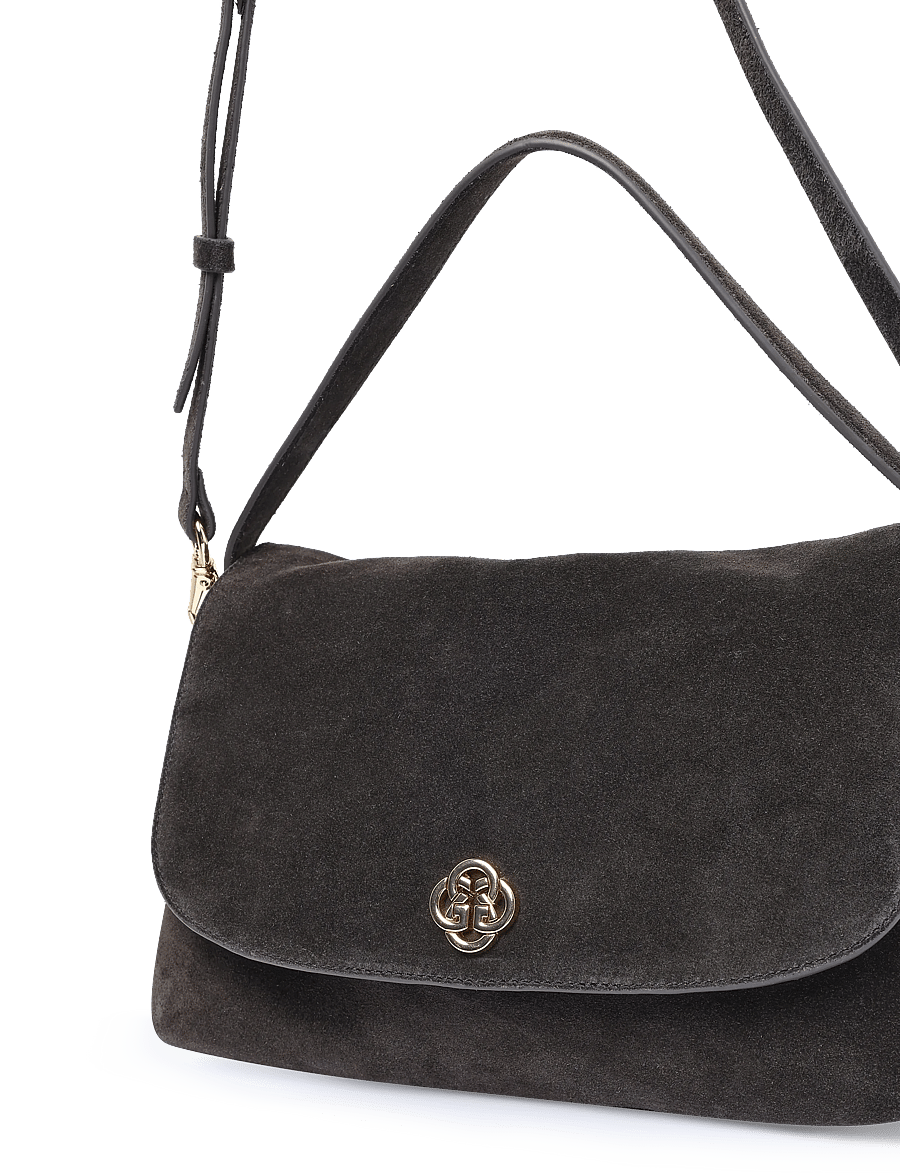 Gant - Suede Slouchy Shoulder Bag - schultertaschen - deep brown - 3