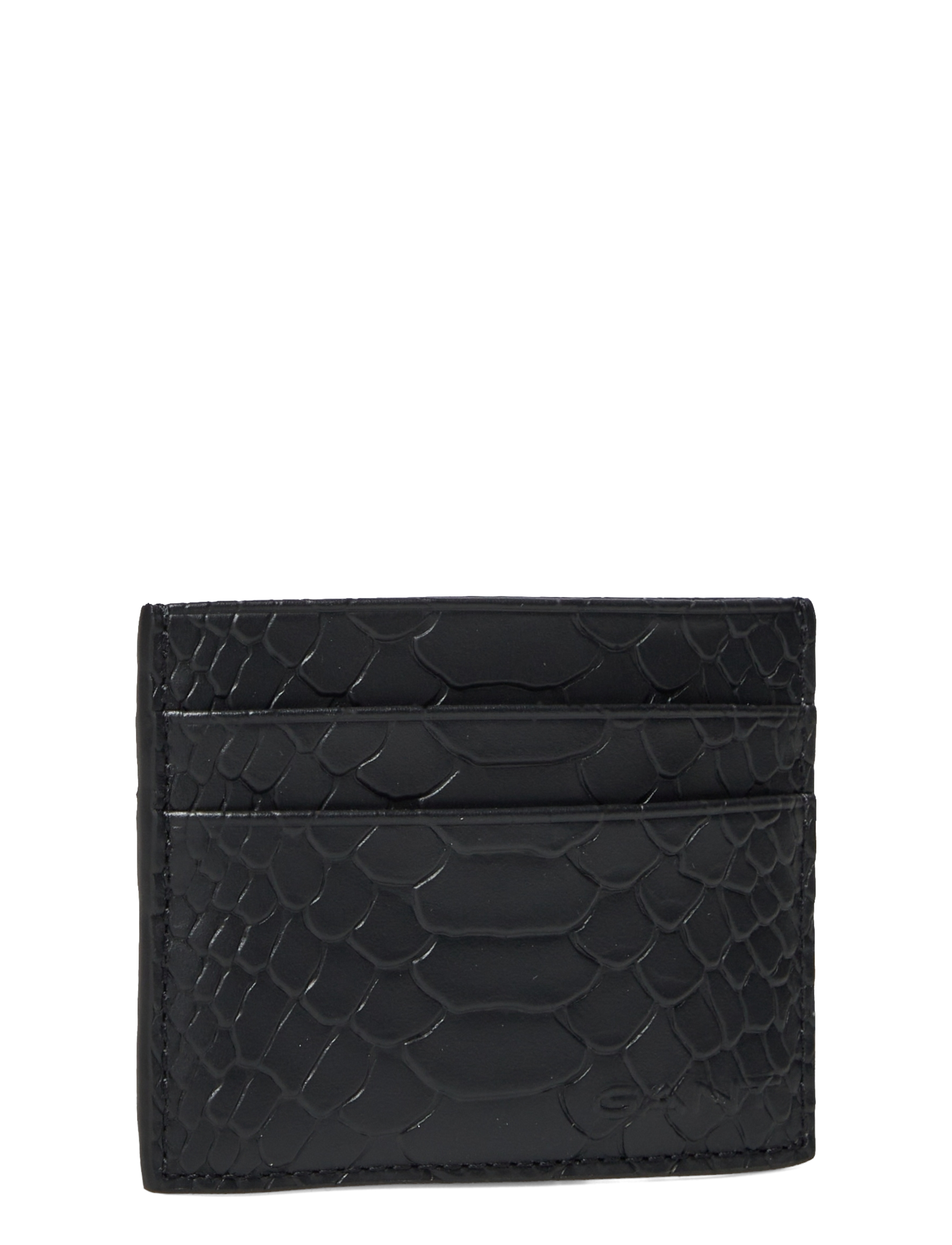 GANT - D1. ICON G LEATHER CARD HOLDER - black - 2