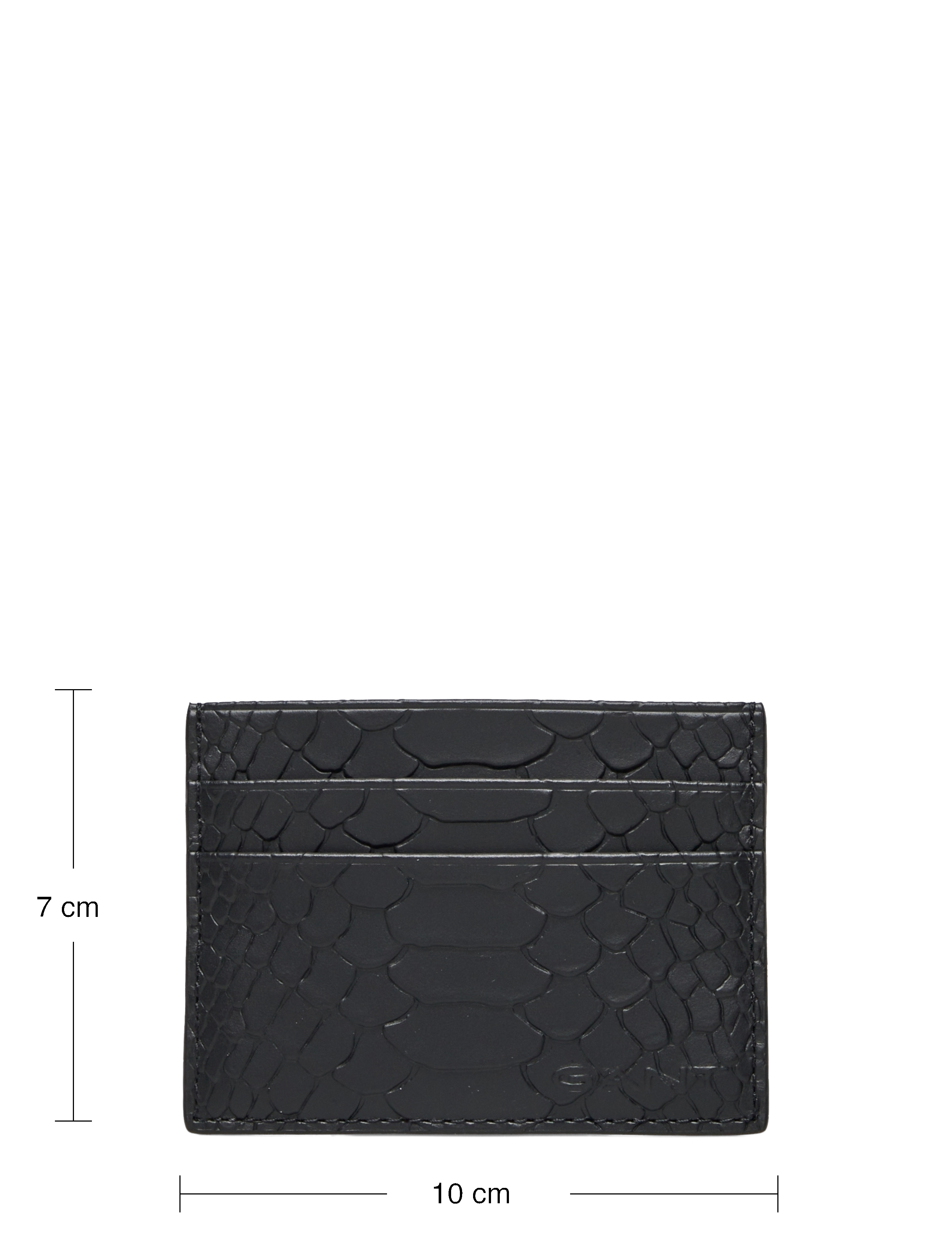 GANT - D1. ICON G LEATHER CARD HOLDER - black - 3