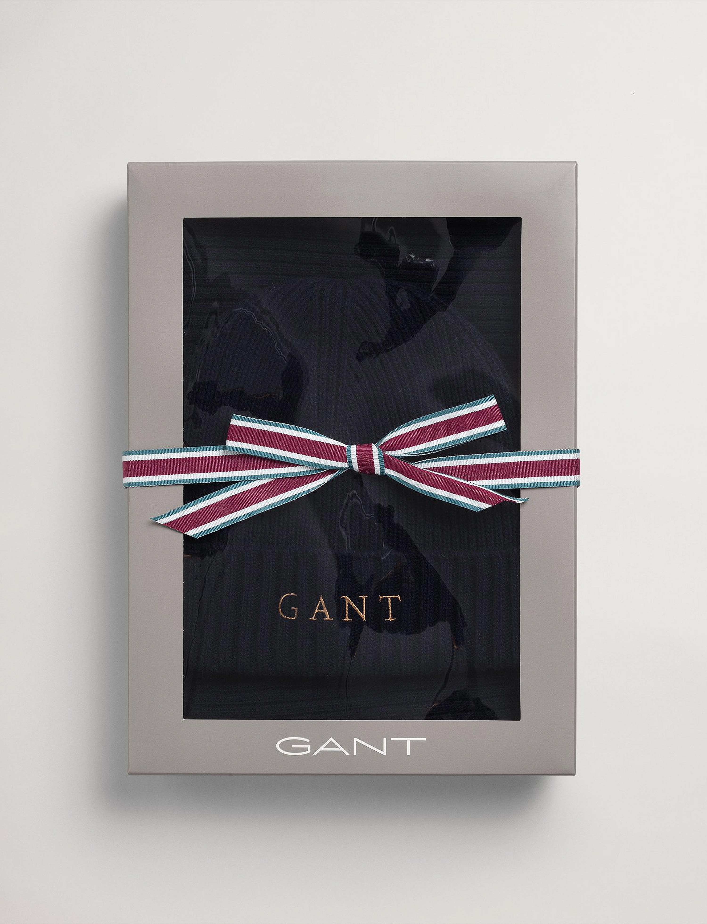 GANT - D1. SCARF BEANIE GIFT BOX - evening blue - 1