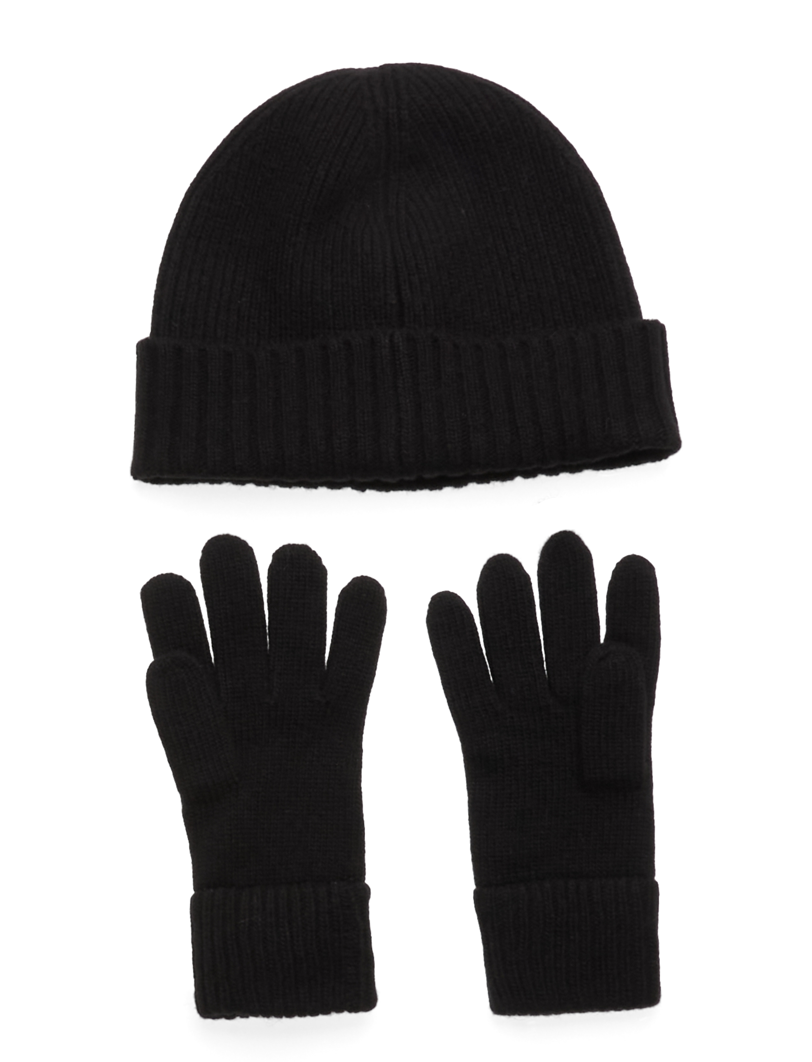 GANT - G BEANIE & GLOVES GIFT SET - black - 1