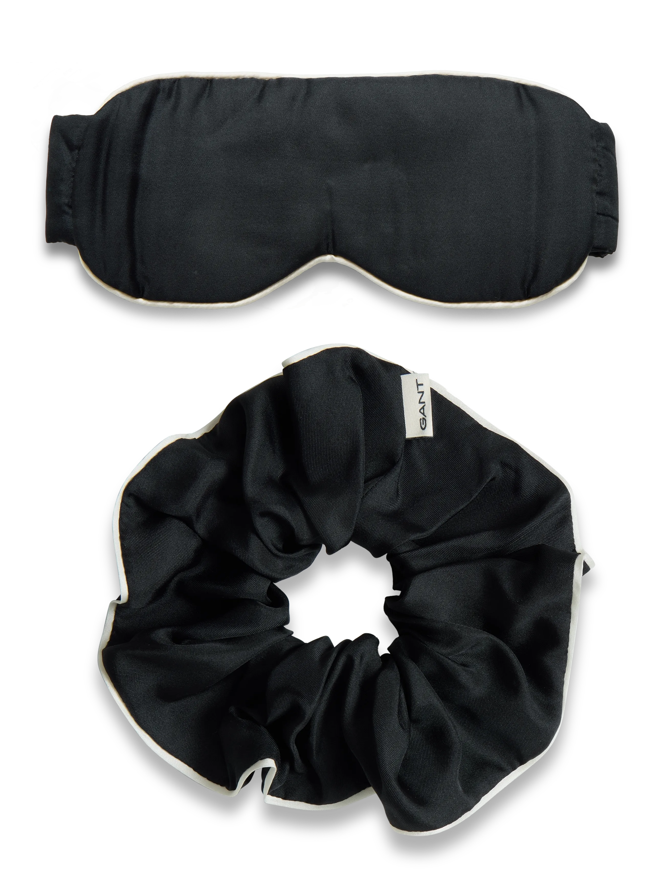 Gant SILK SLEEPMASK SCRUNCHIE GIFT SET - Accessories - BLACK / black