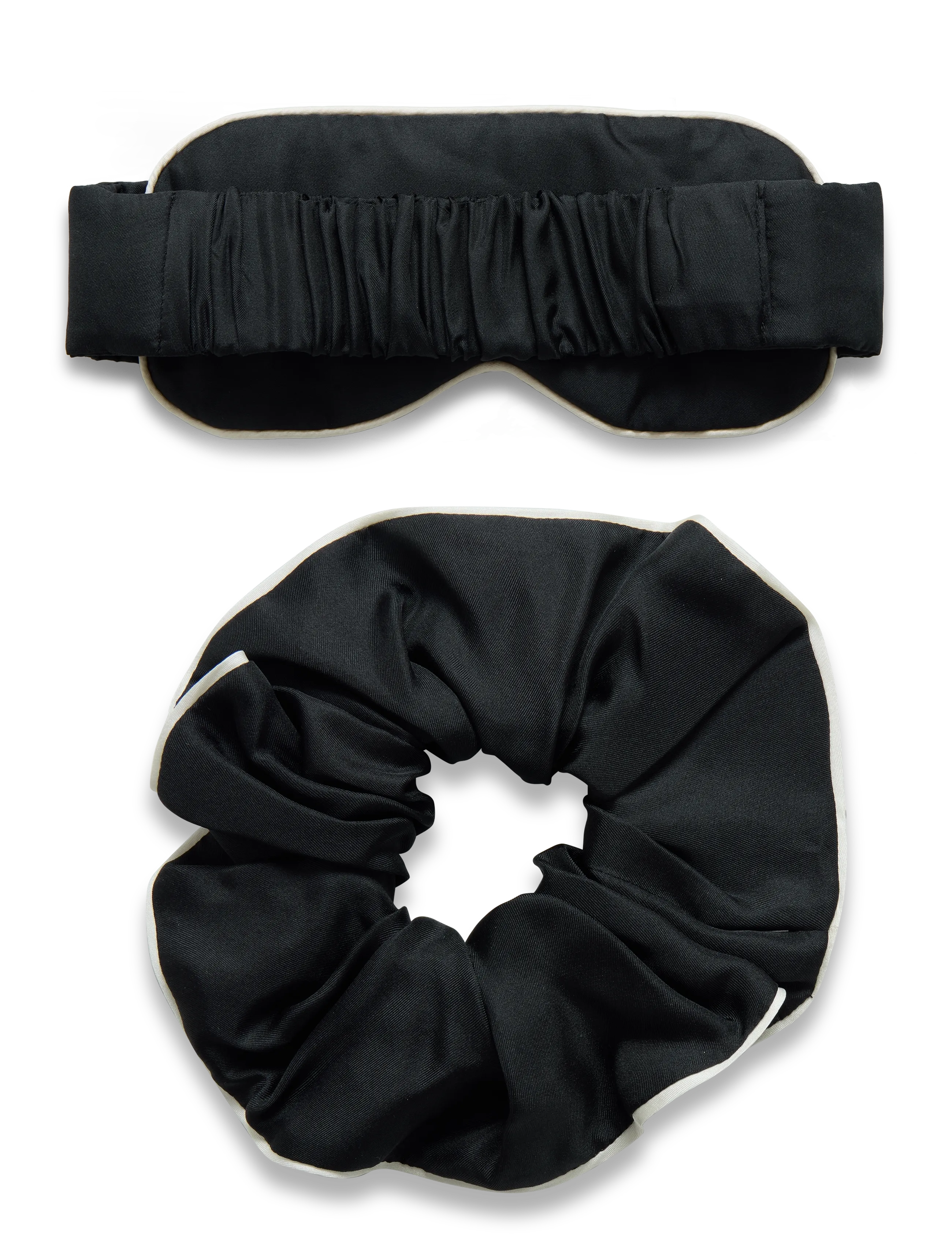 Gant - SILK SLEEPMASK SCRUNCHIE GIFT SET - black - 1