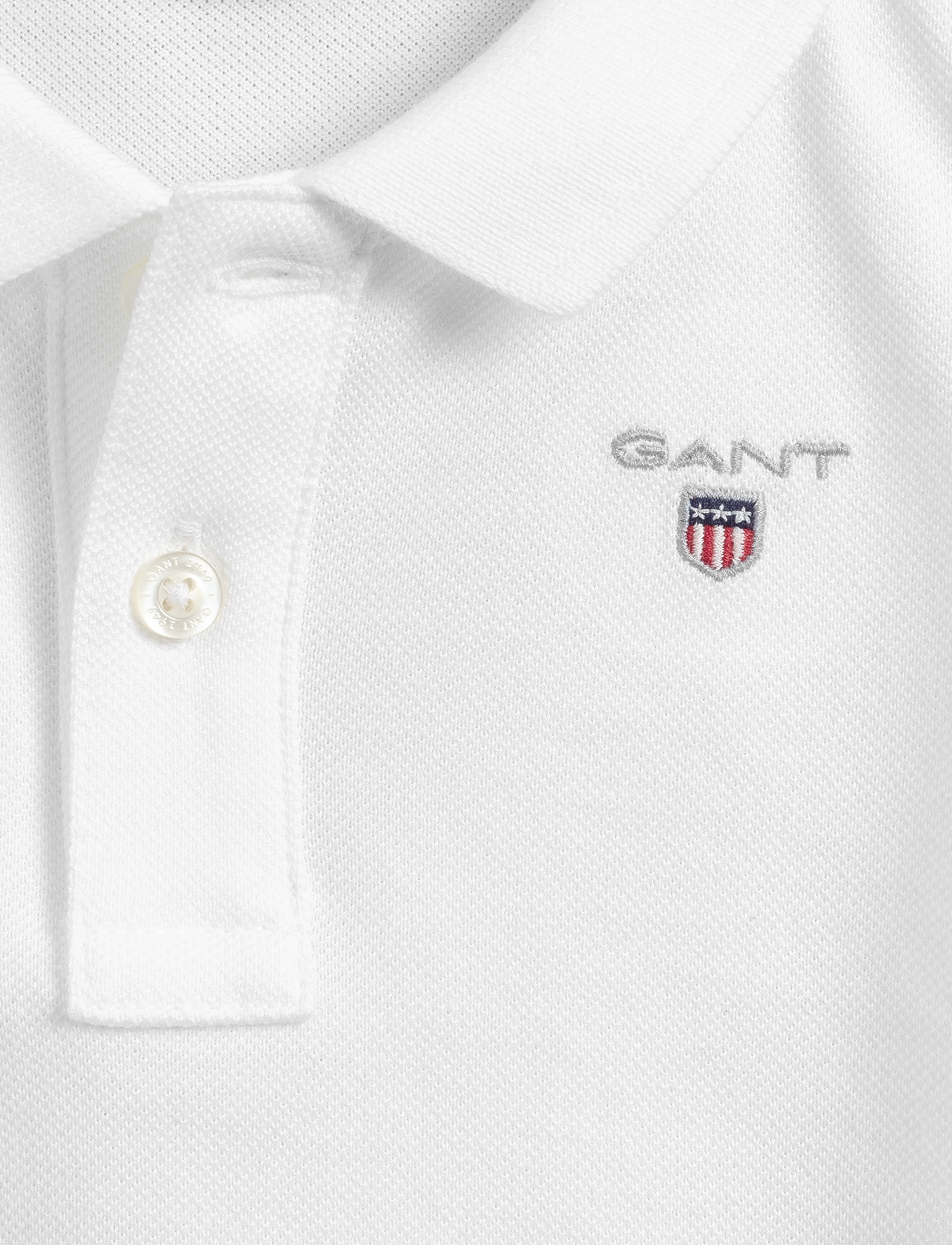 GANT - THE ORIGINAL PIQUE SS RUGGER - white - 3