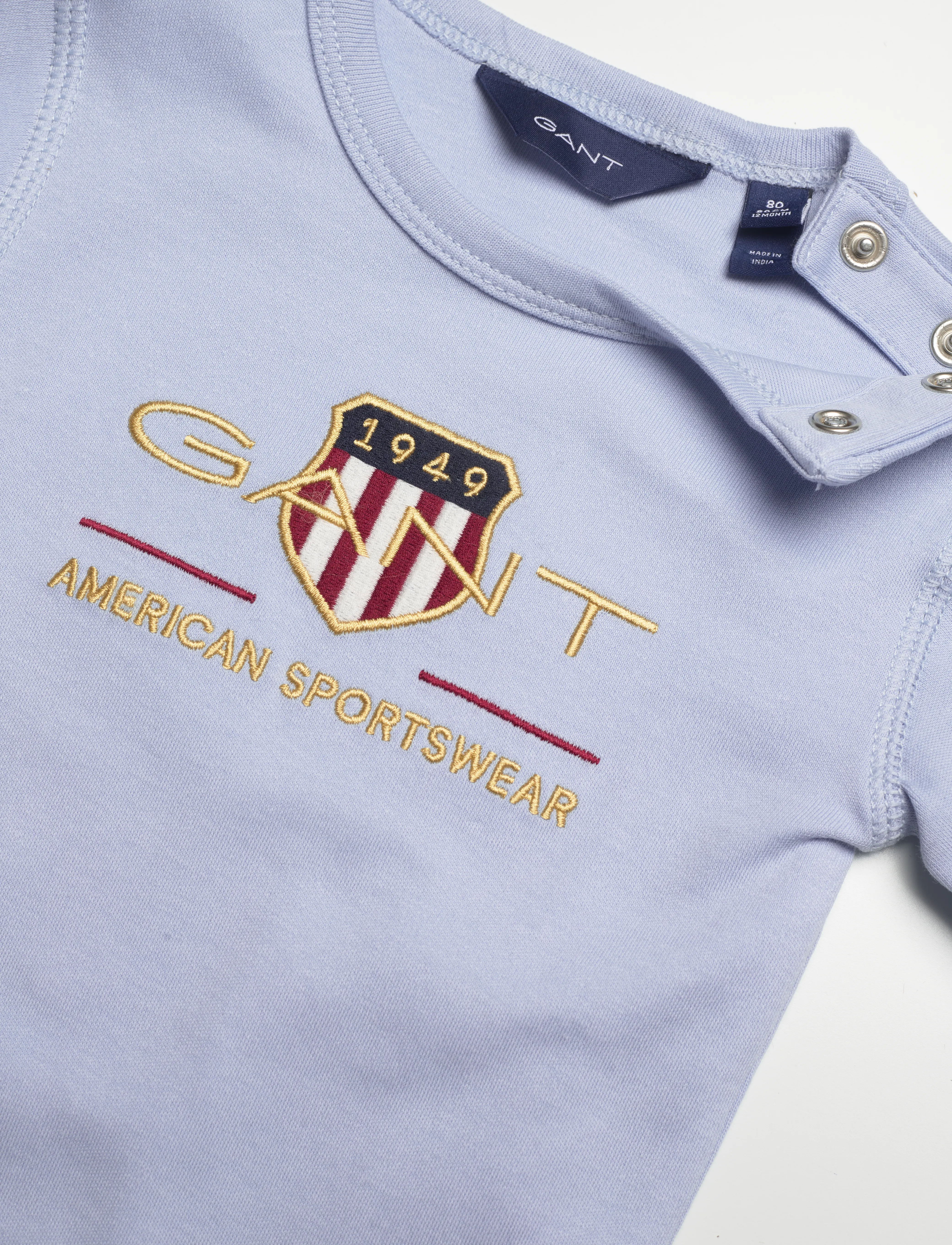 GANT - ARCHIVE SHIELD BODY AND BEANIE - muted blue - 2