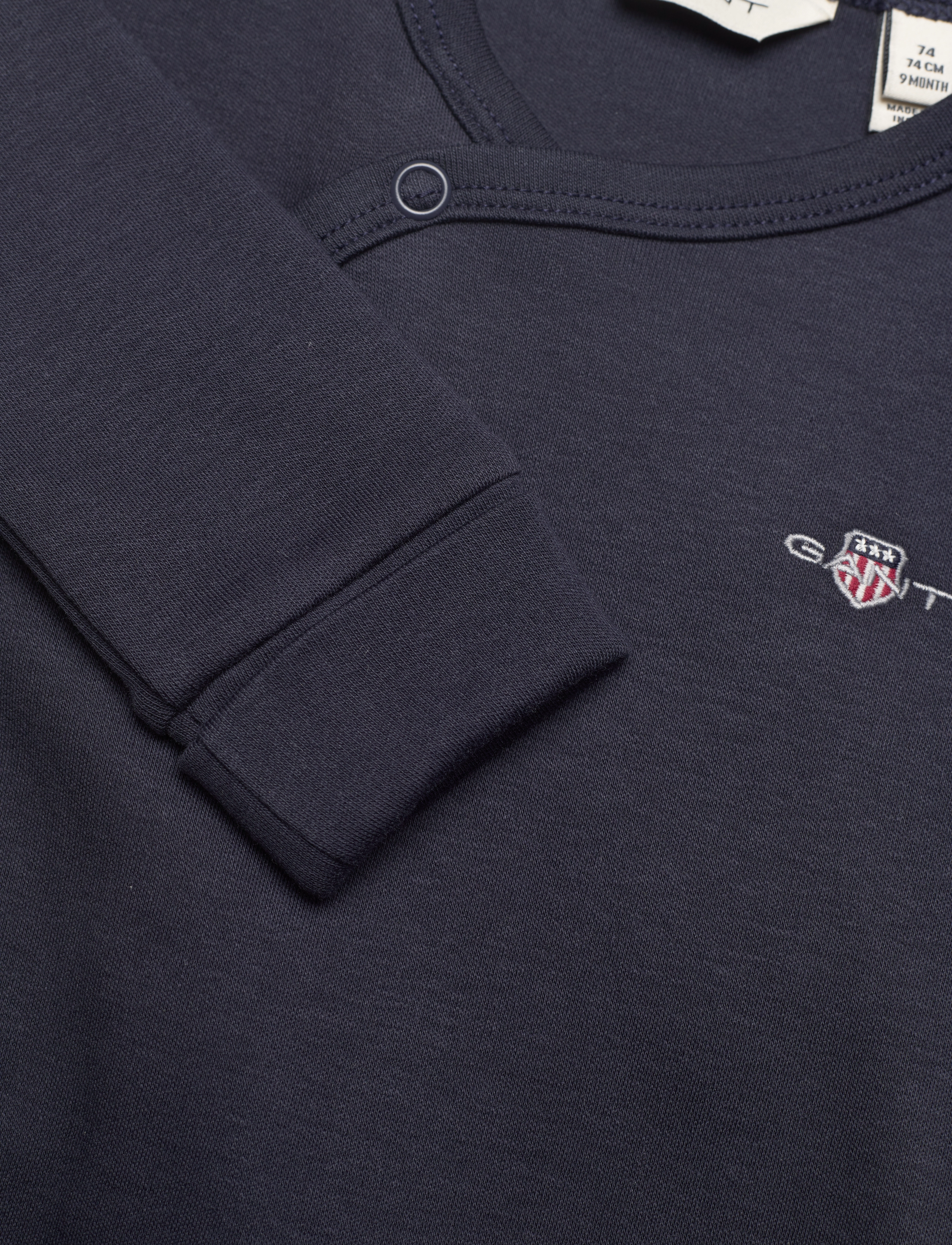 Gant - SHIELD LS BODY - långärmade bodies - evening blue - 2