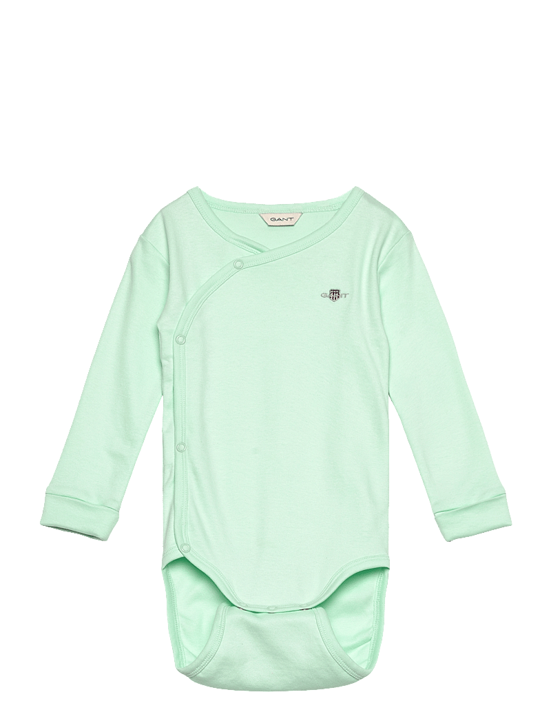 Gant - SHIELD LS BODY - rompers met lange mouwen - faded mint - 0
