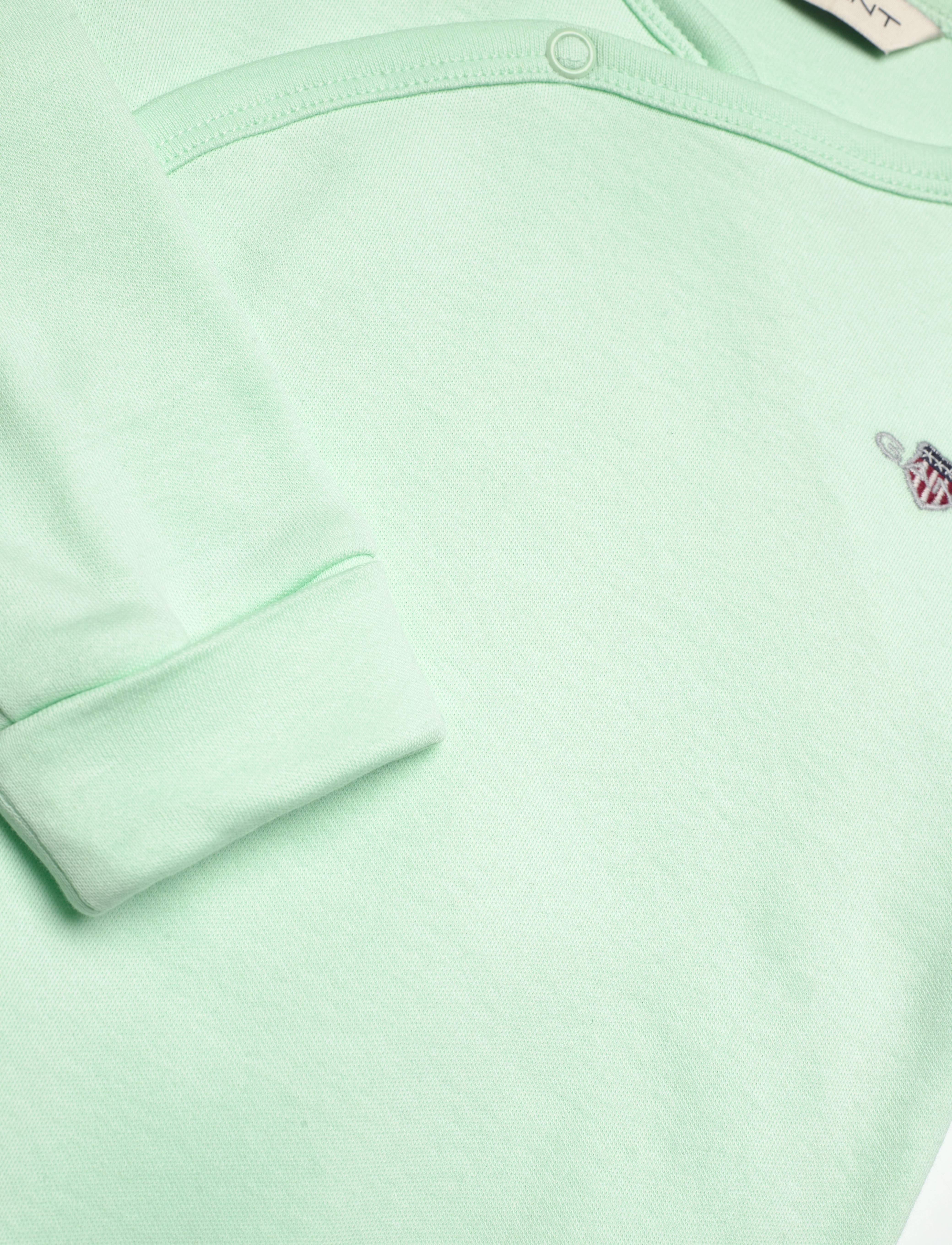 Gant - SHIELD LS BODY - langærmede bodyer - faded mint - 2