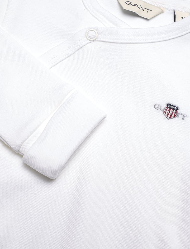 GANT - SHIELD LS BODY - wrap bodies - white - 2