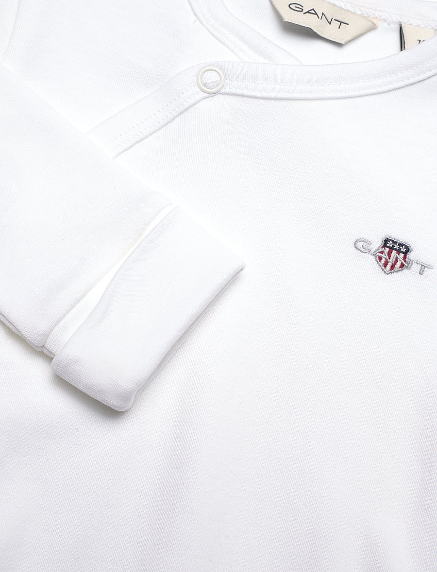 Gant - SHIELD LS BODY - bodies à manches longues - white - 2