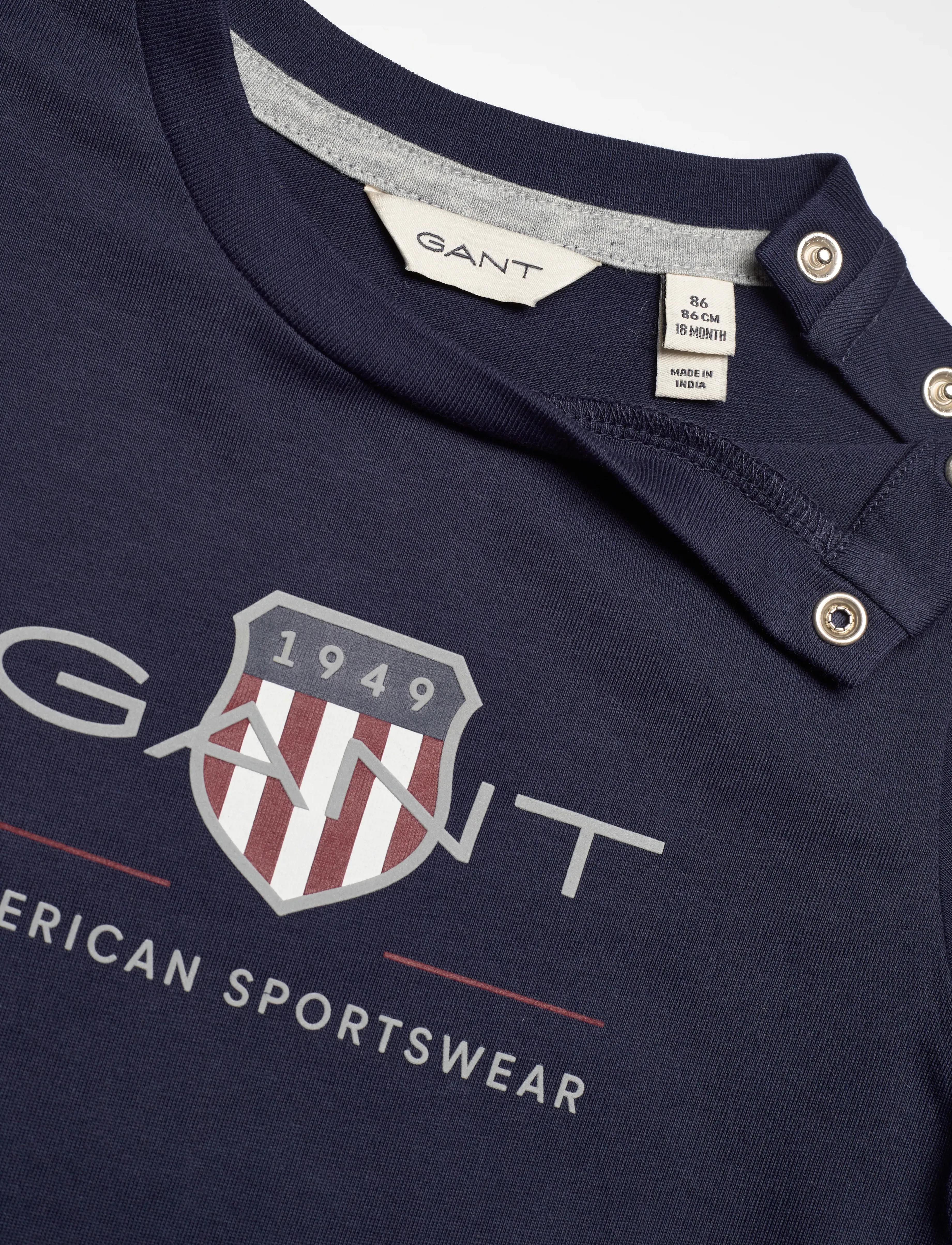 GANT - ARCHIVE SHEILD LS T-SHIRT - marine - 2