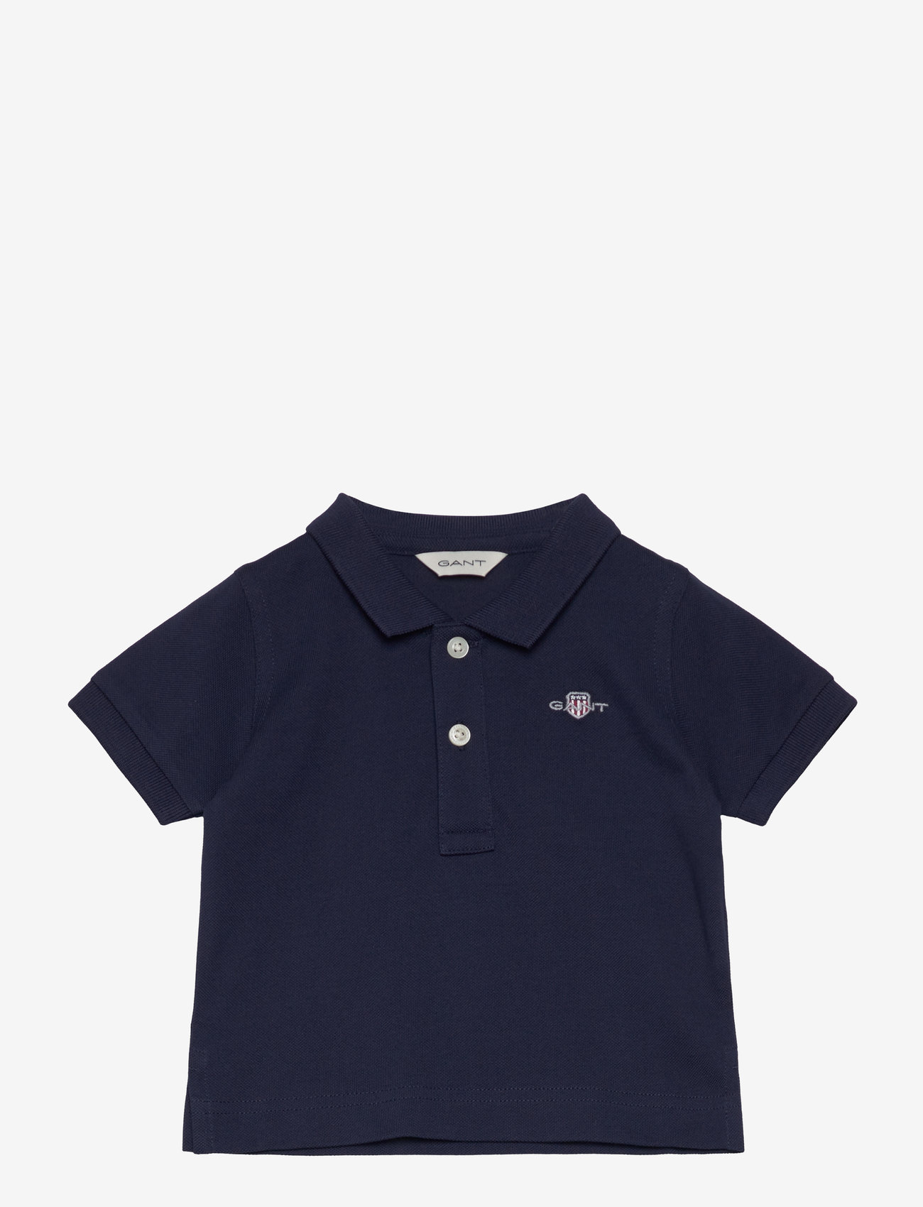 Gant - SHIELD PIQUE SS RUGGER - kortærmede poloer - marine - 0